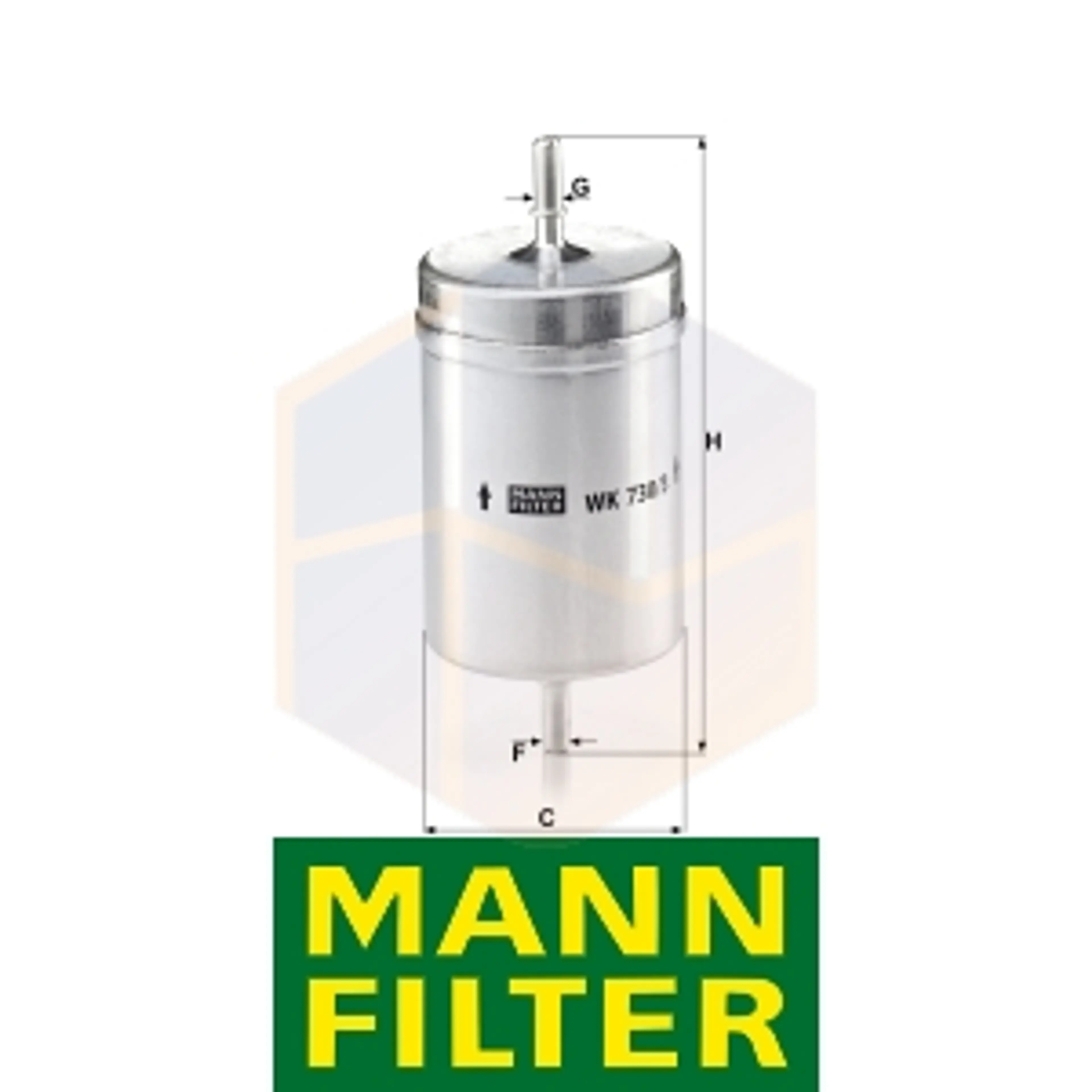 FILTRO COMBUSTIBLE WK 730/3 MANN