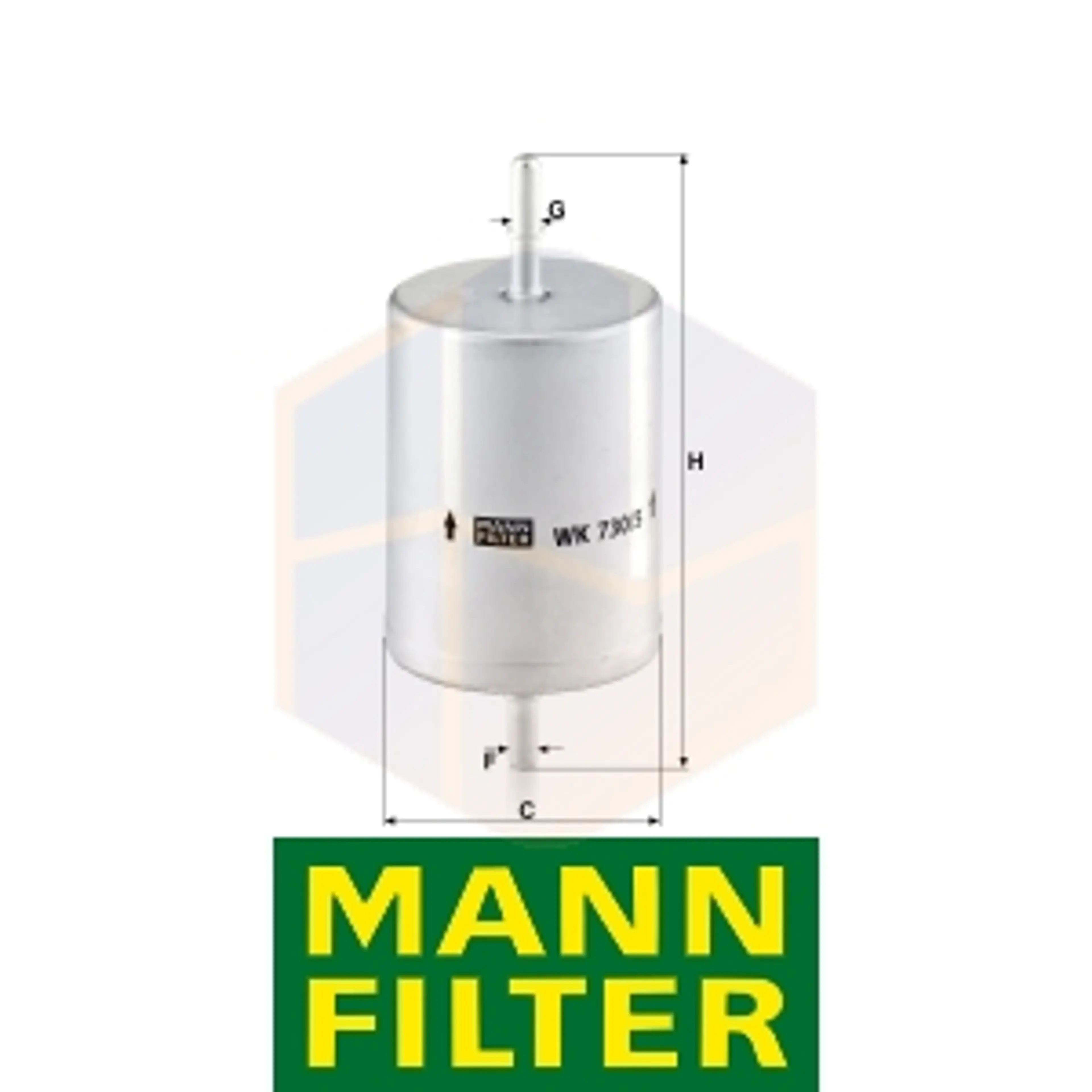 FILTRO COMBUSTIBLE WK 730/5 MANN