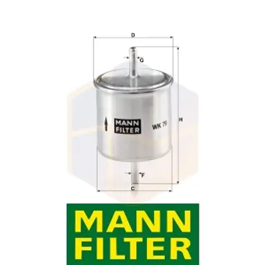 FILTRO COMBUSTIBLE WK 79 MANN