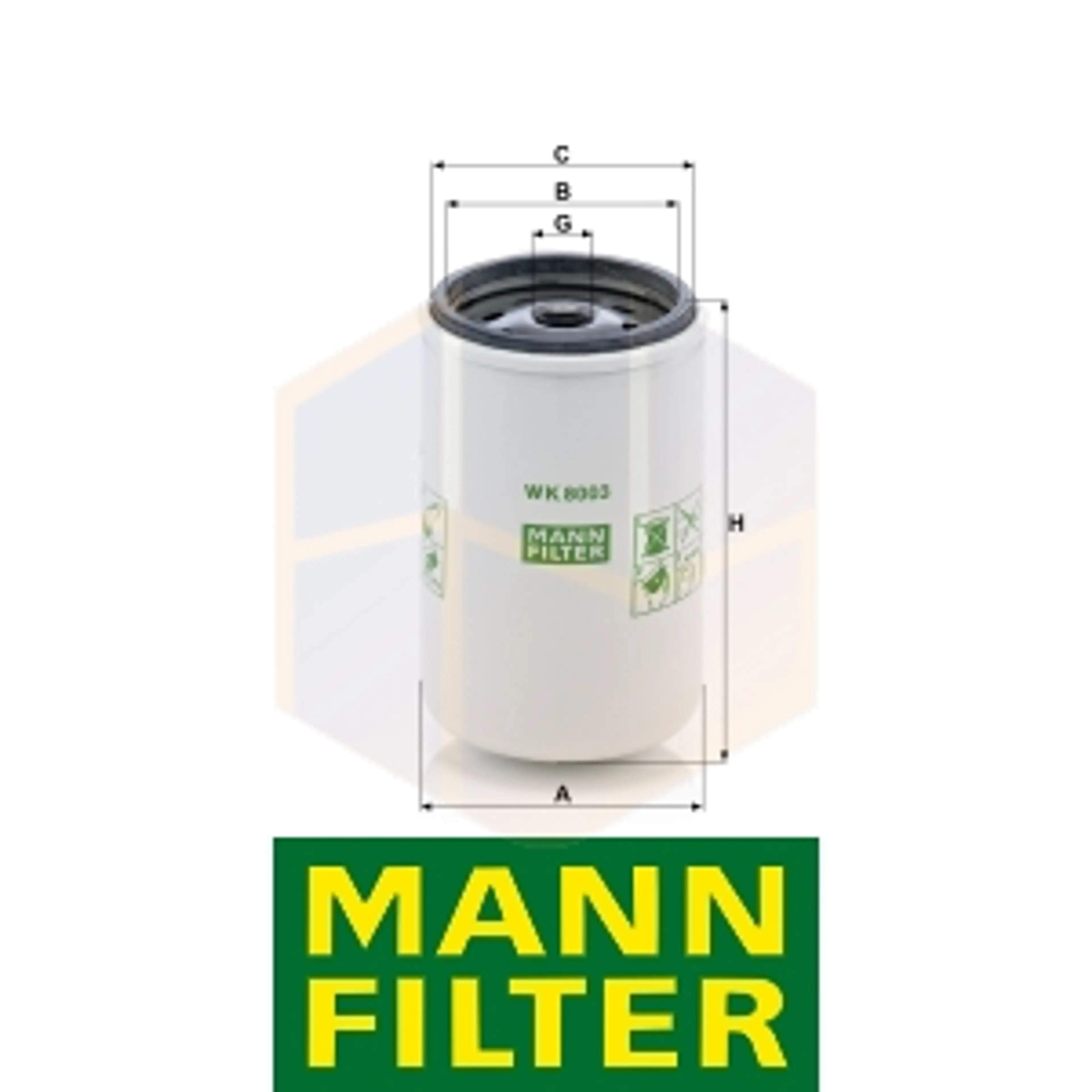 FILTRO COMBUSTIBLE WK 8003 X MANN