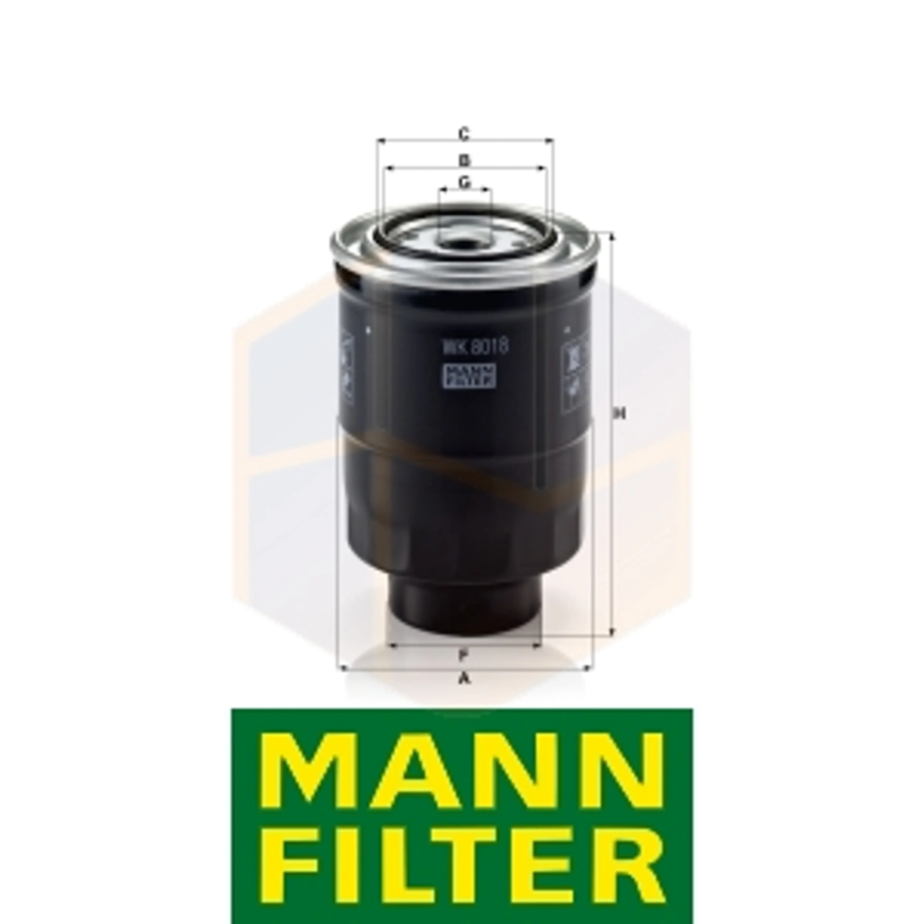 FILTRO COMBUSTIBLE WK 8018 X MANN