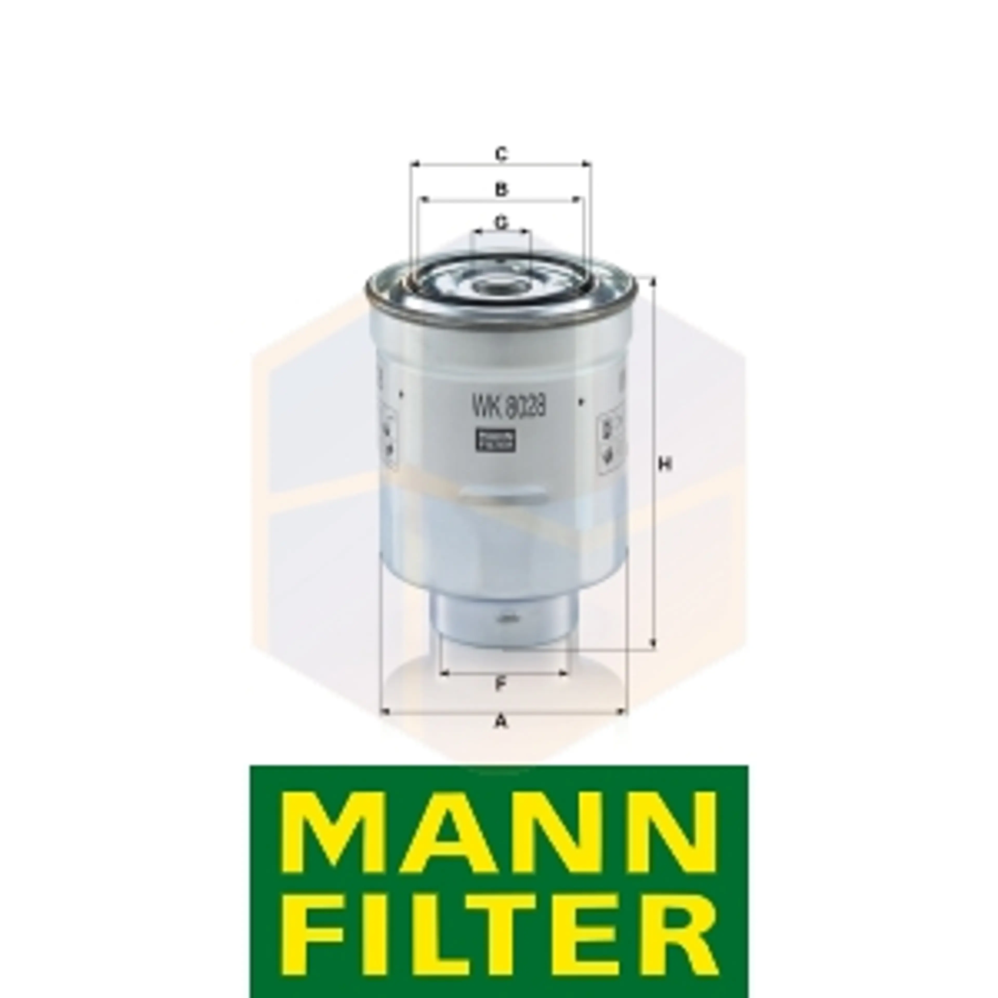 FILTRO COMBUSTIBLE WK 8028 Z MANN