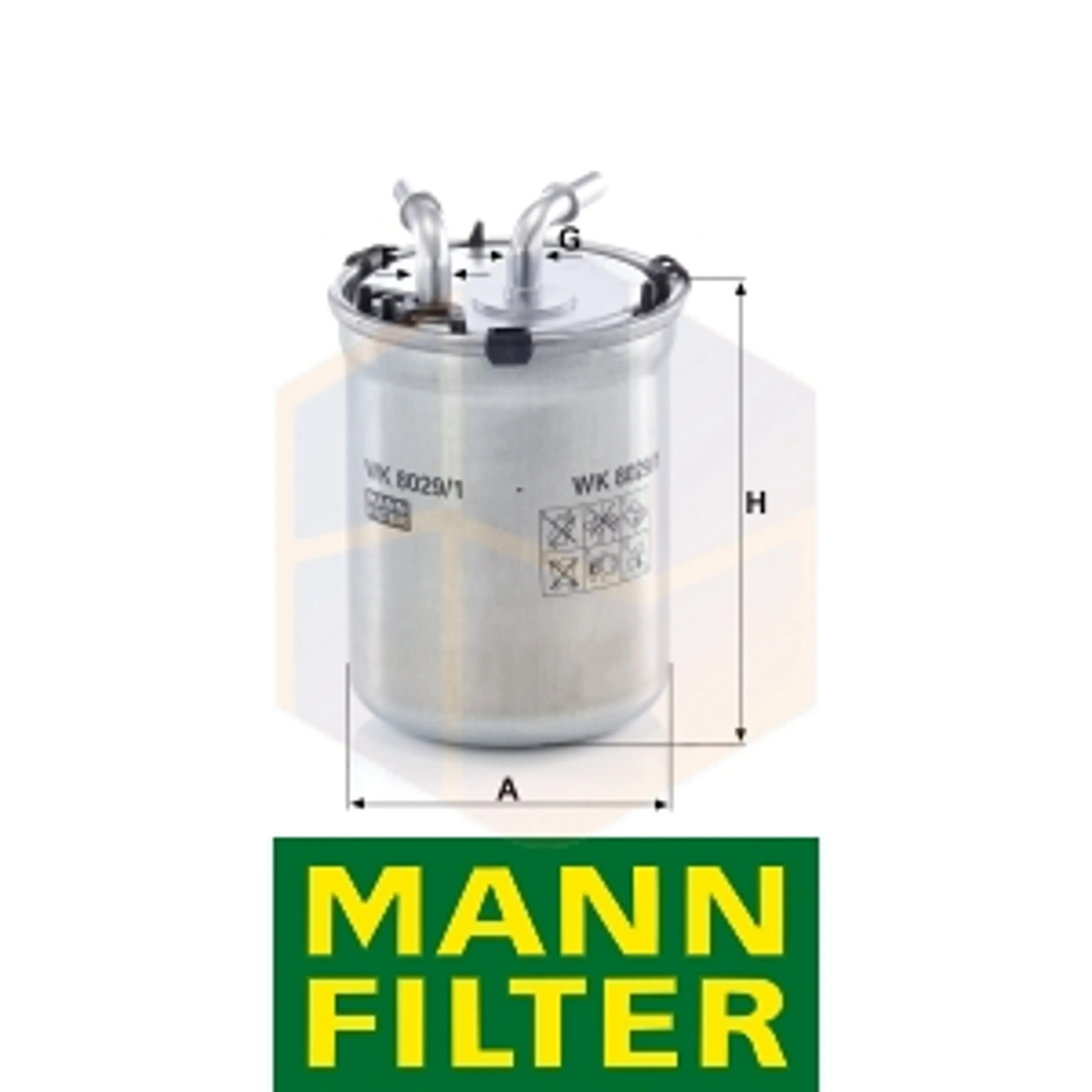 FILTRO COMBUSTIBLE WK 8029/1 MANN