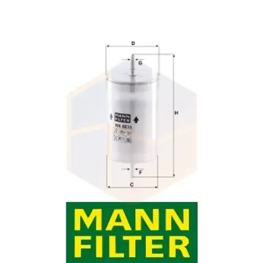 FILTRO COMBUSTIBLE WK 8036 MANN