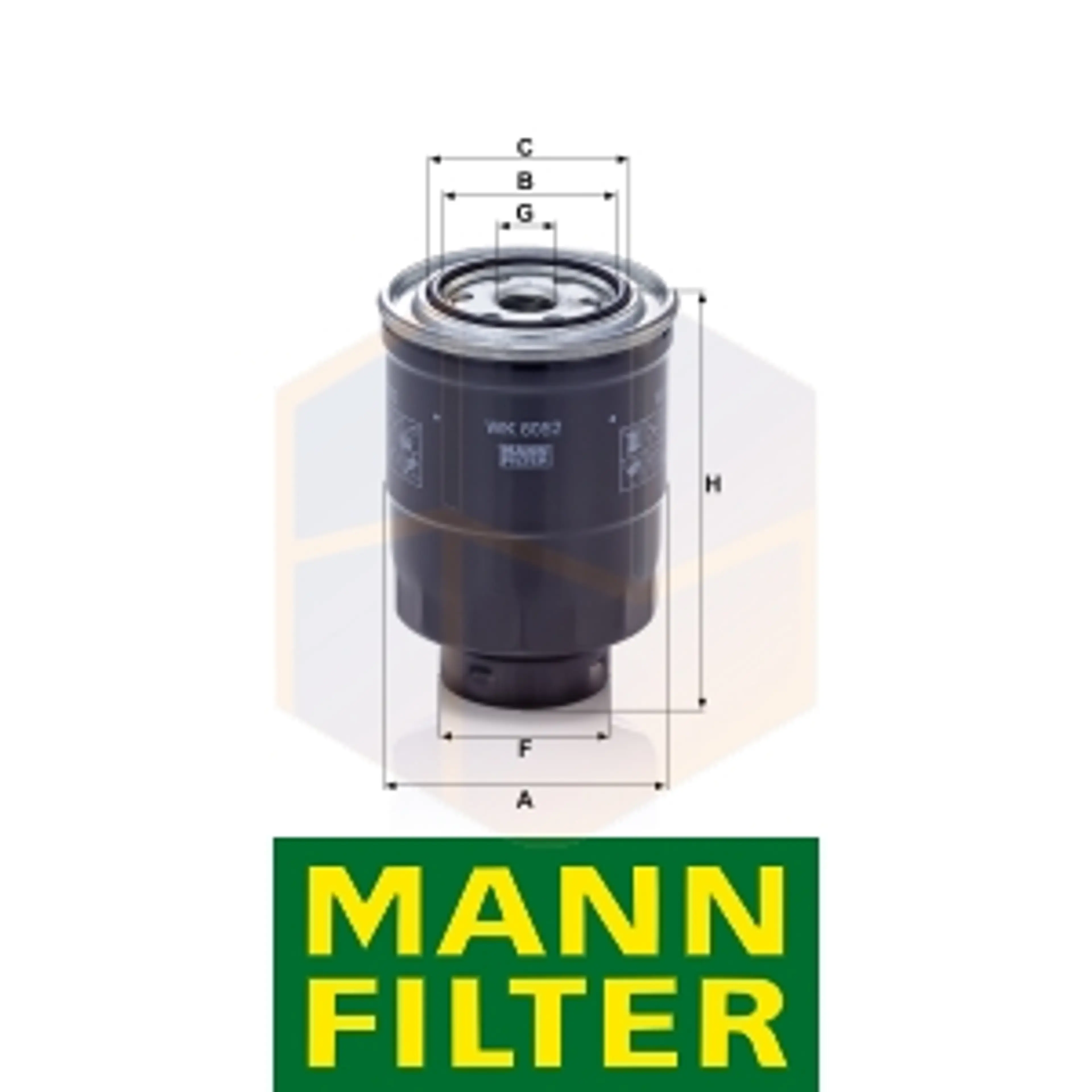 FILTRO COMBUSTIBLE WK 8052 Z MANN