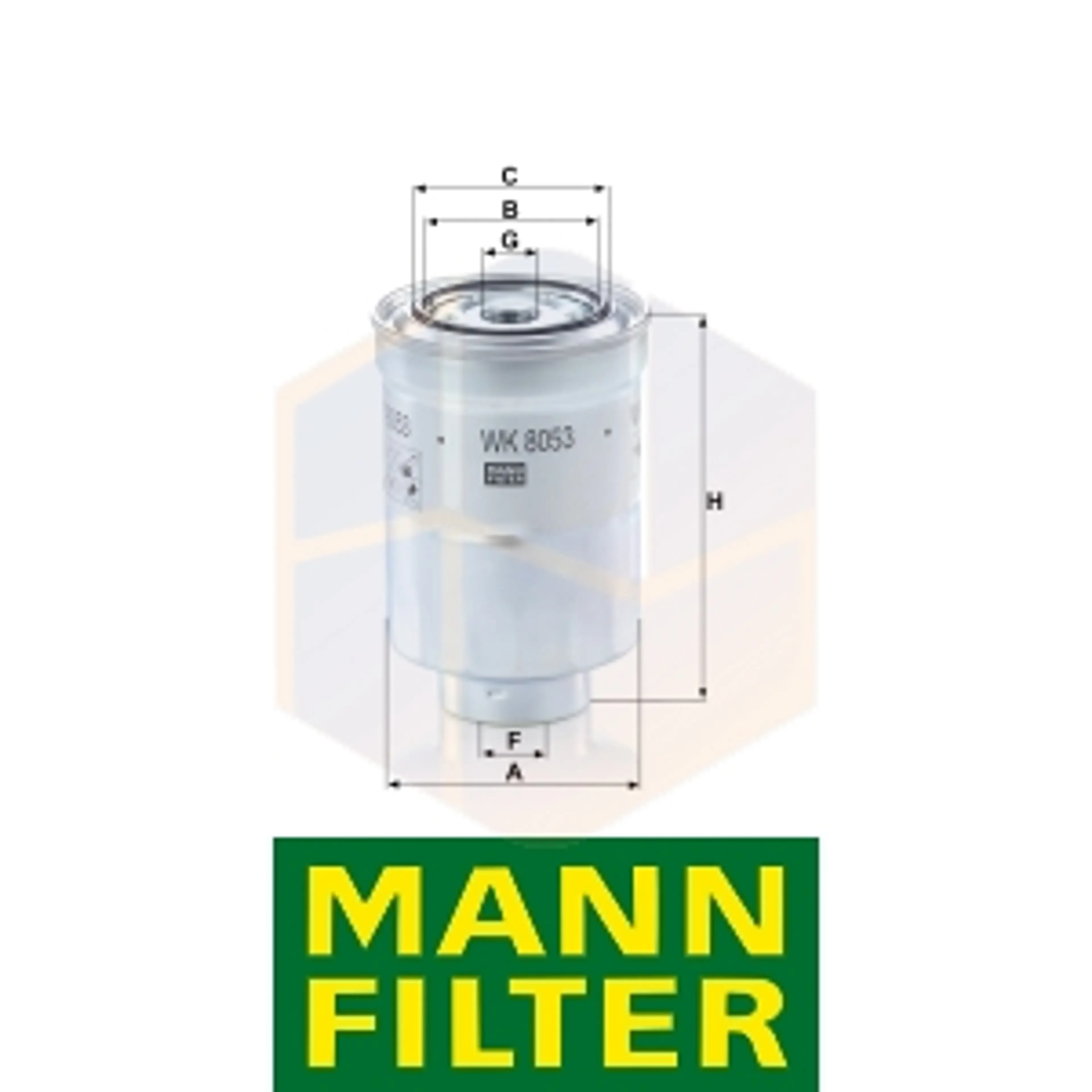 FILTRO COMBUSTIBLE WK 8053 Z MANN