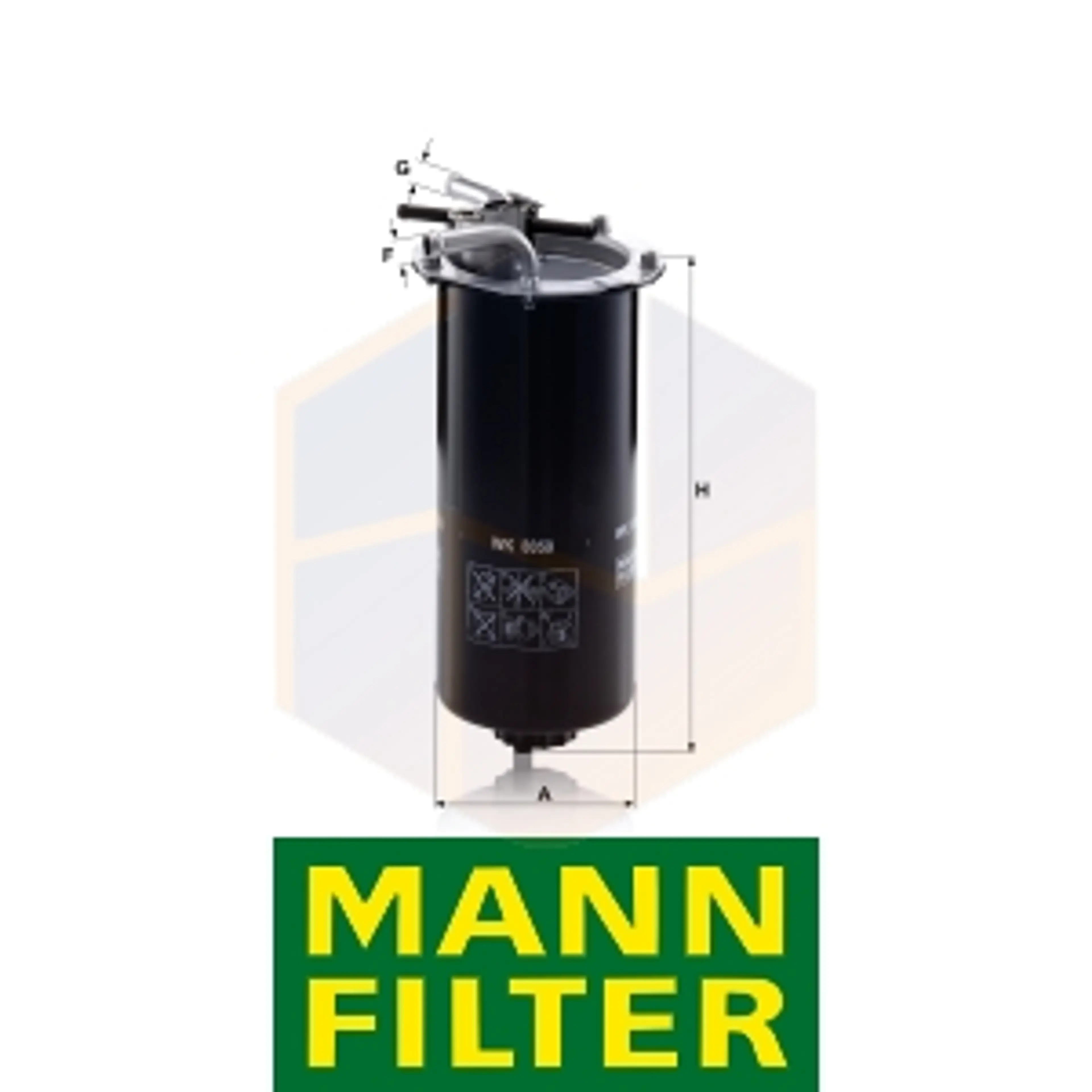 FILTRO COMBUSTIBLE WK 8059 MANN