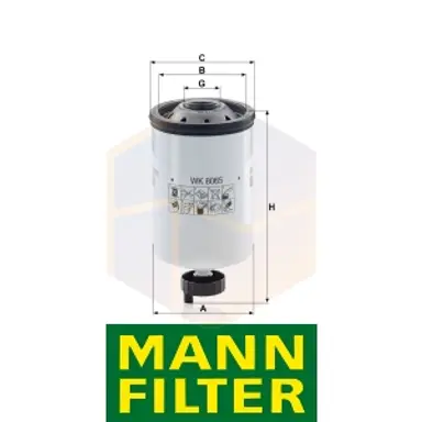 FILTRO COMBUSTIBLE WK 8065 MANN