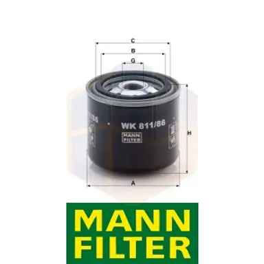 FILTRO COMBUSTIBLE WK 811/86 MANN