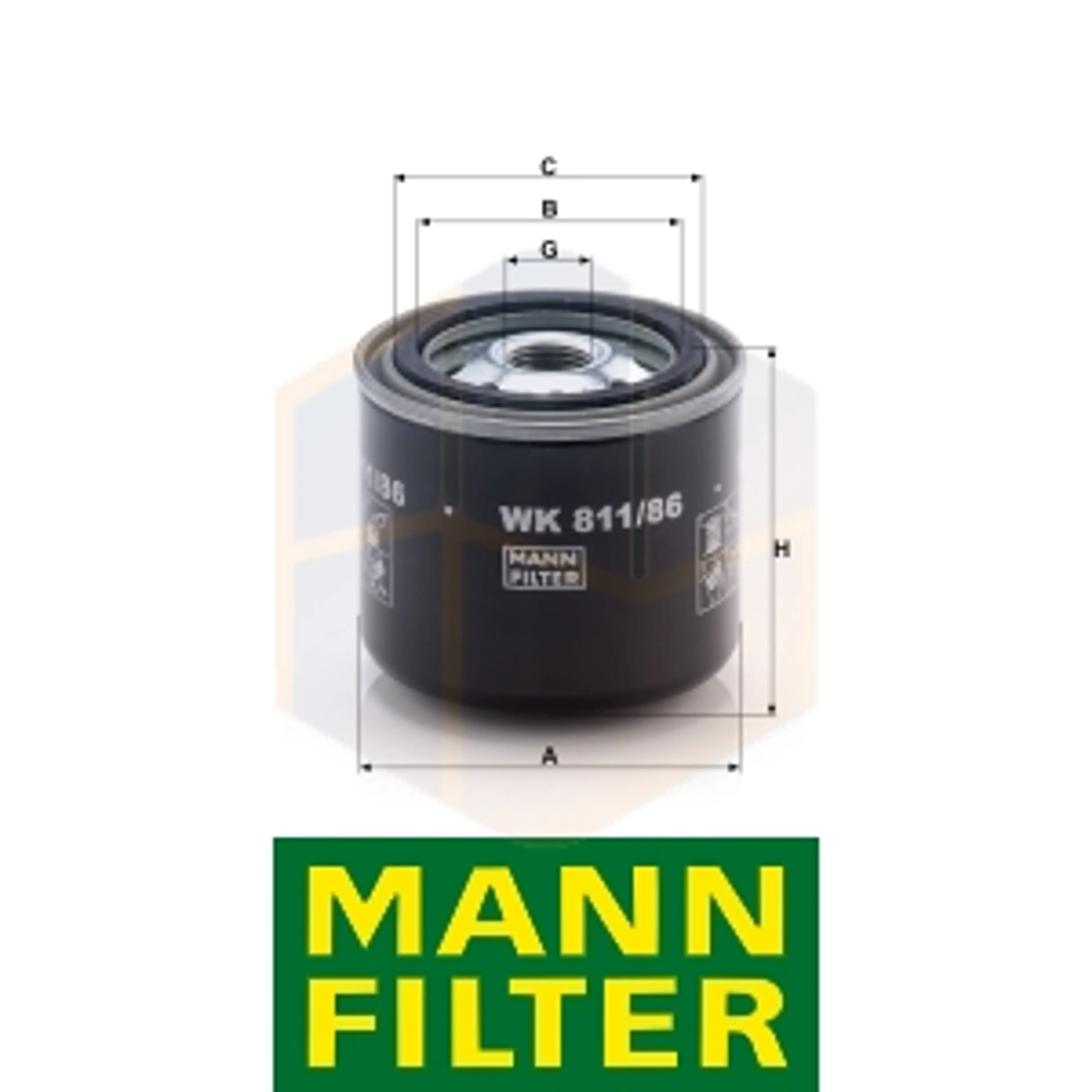 FILTRO COMBUSTIBLE WK 811/86 MANN