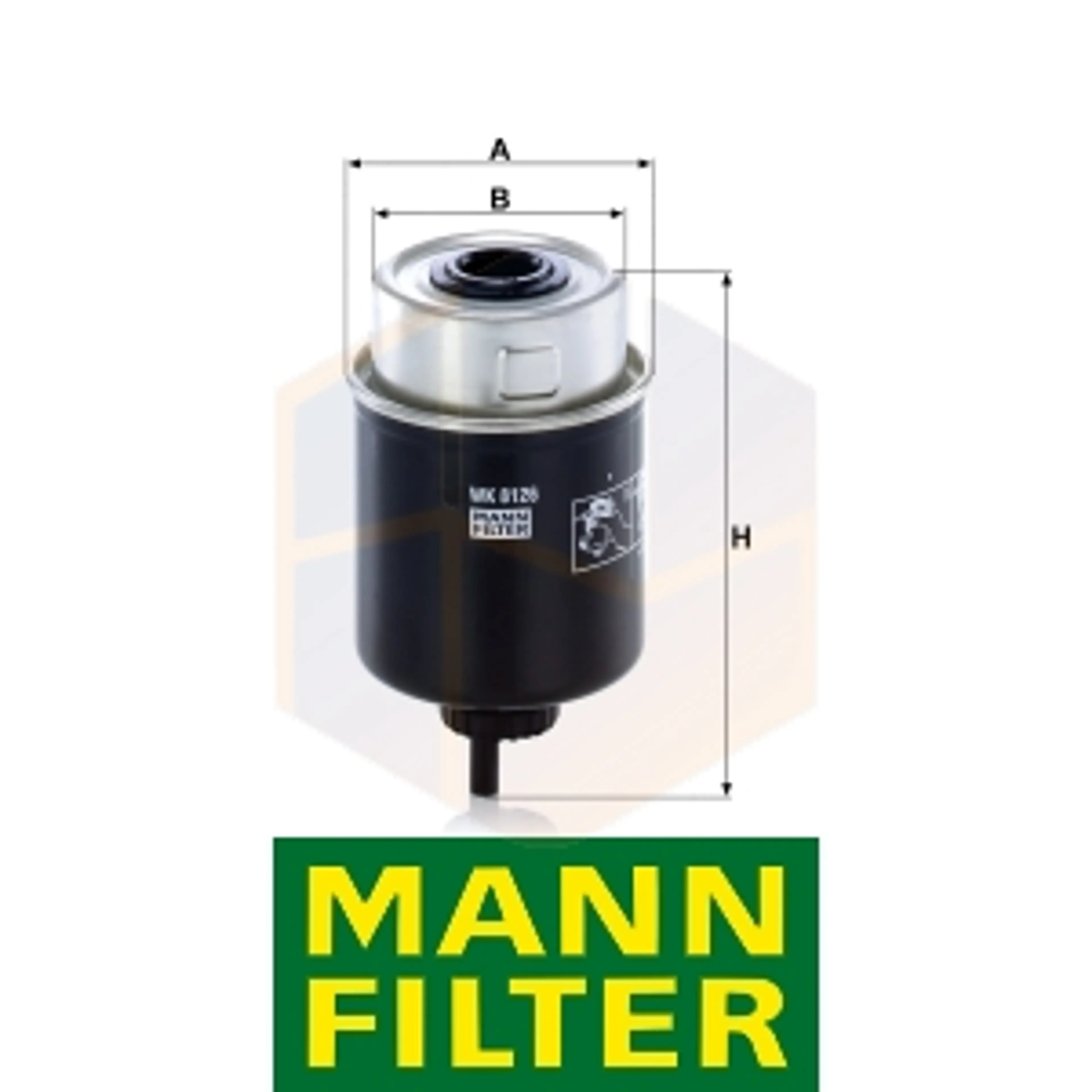 FILTRO COMBUSTIBLE WK 8126 MANN