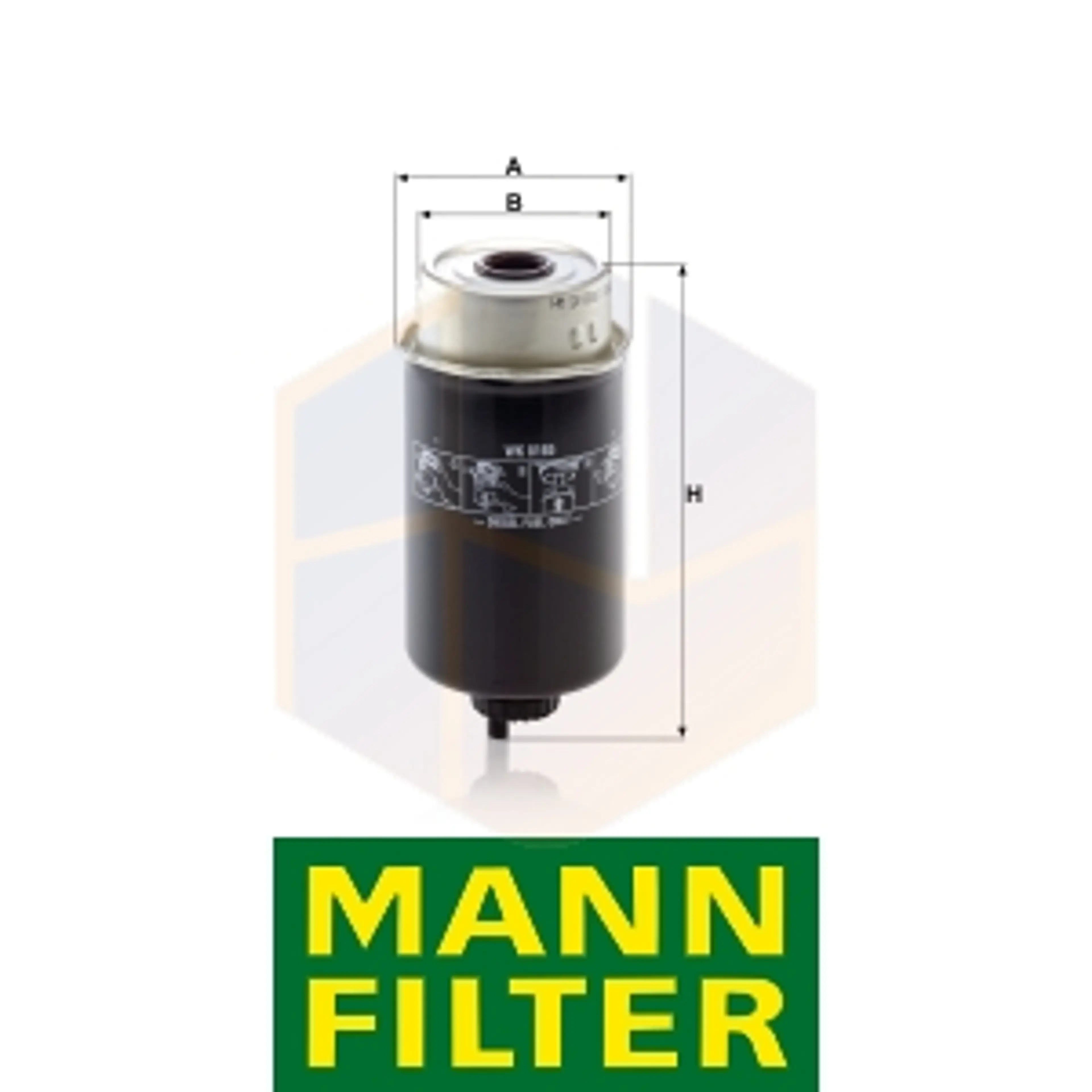 FILTRO COMBUSTIBLE WK 8165 MANN