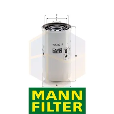 FILTRO COMBUSTIBLE WK 8215 MANN