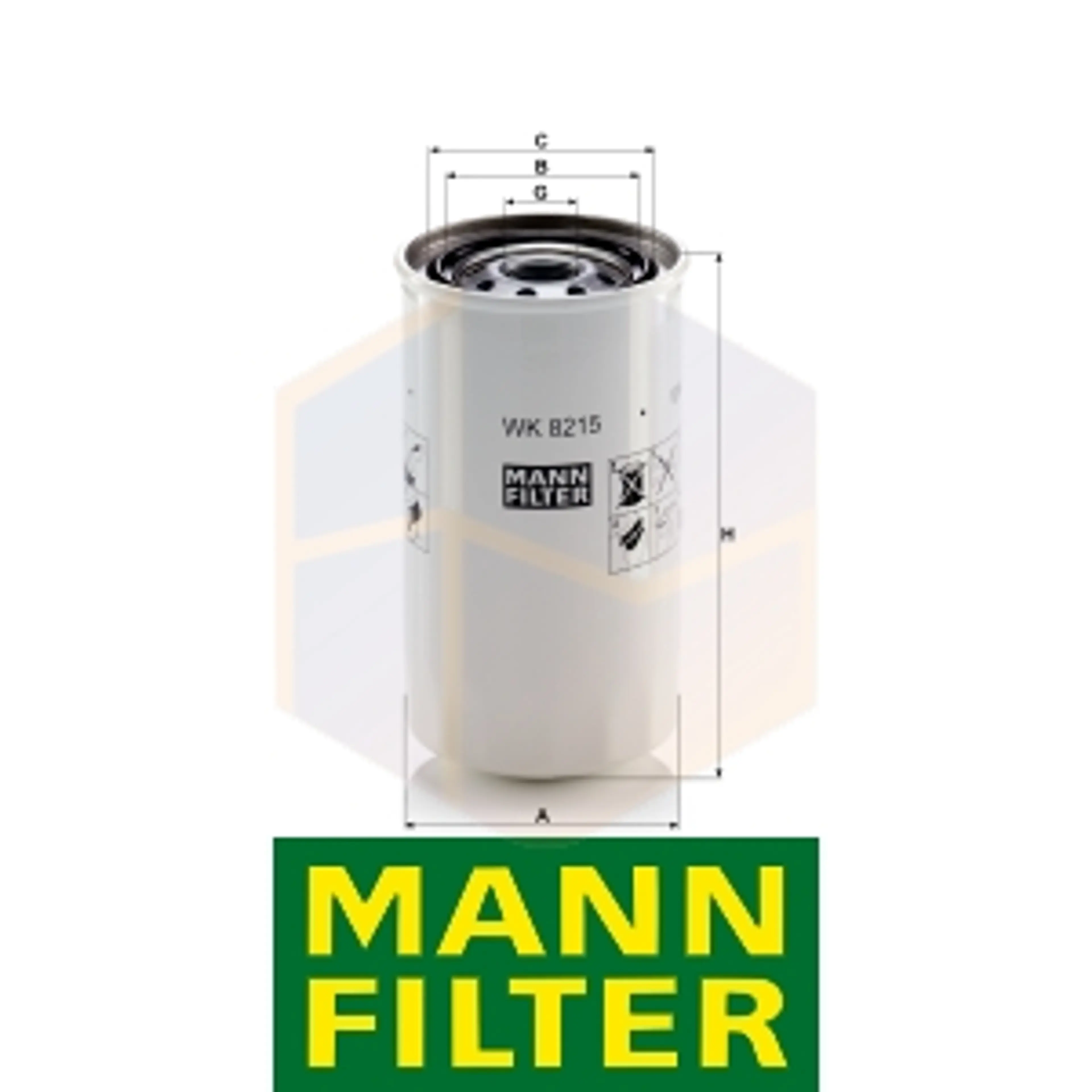 FILTRO COMBUSTIBLE WK 8215 MANN