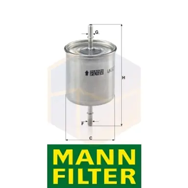 FILTRO COMBUSTIBLE WK 822/2 MANN