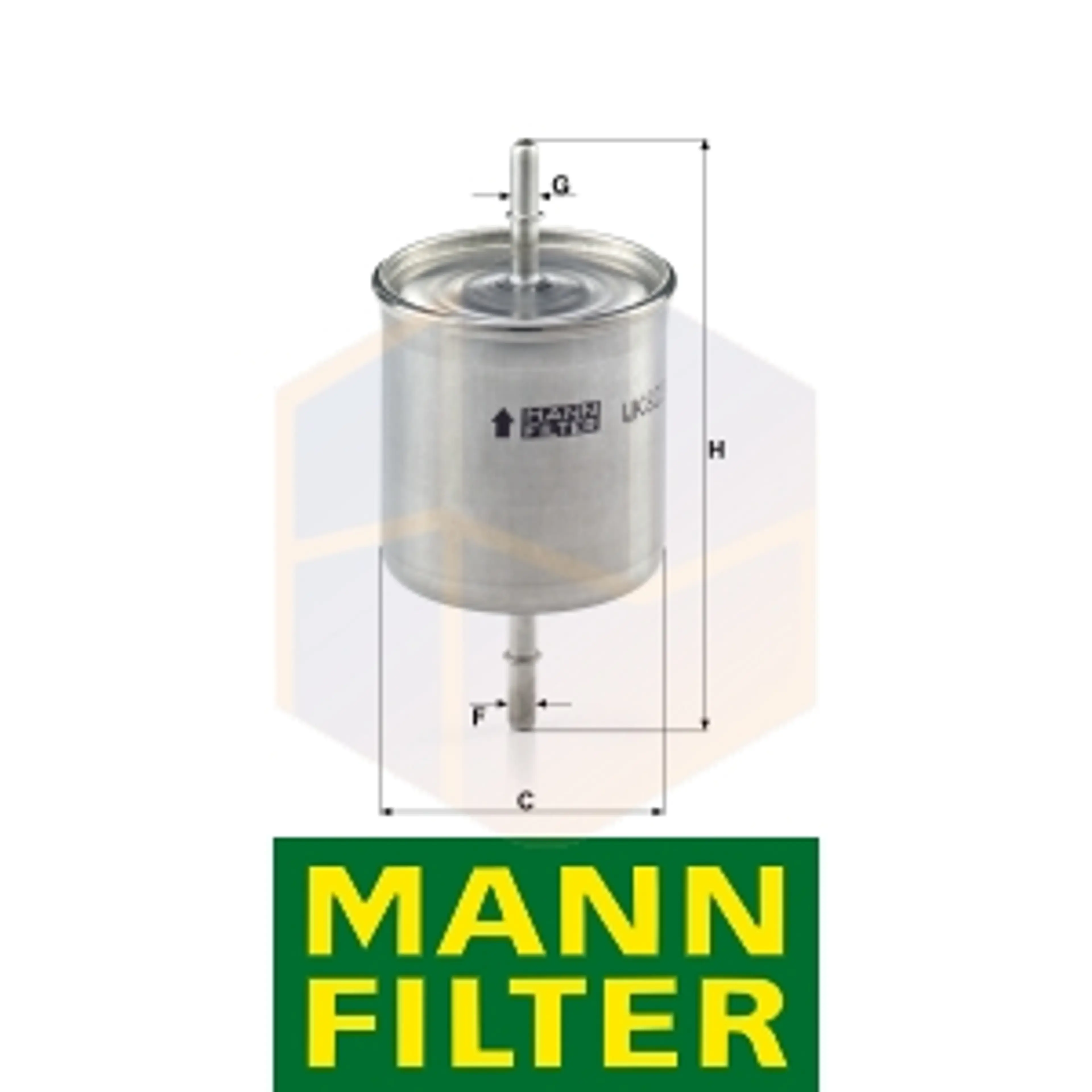 FILTRO COMBUSTIBLE WK 822/2 MANN