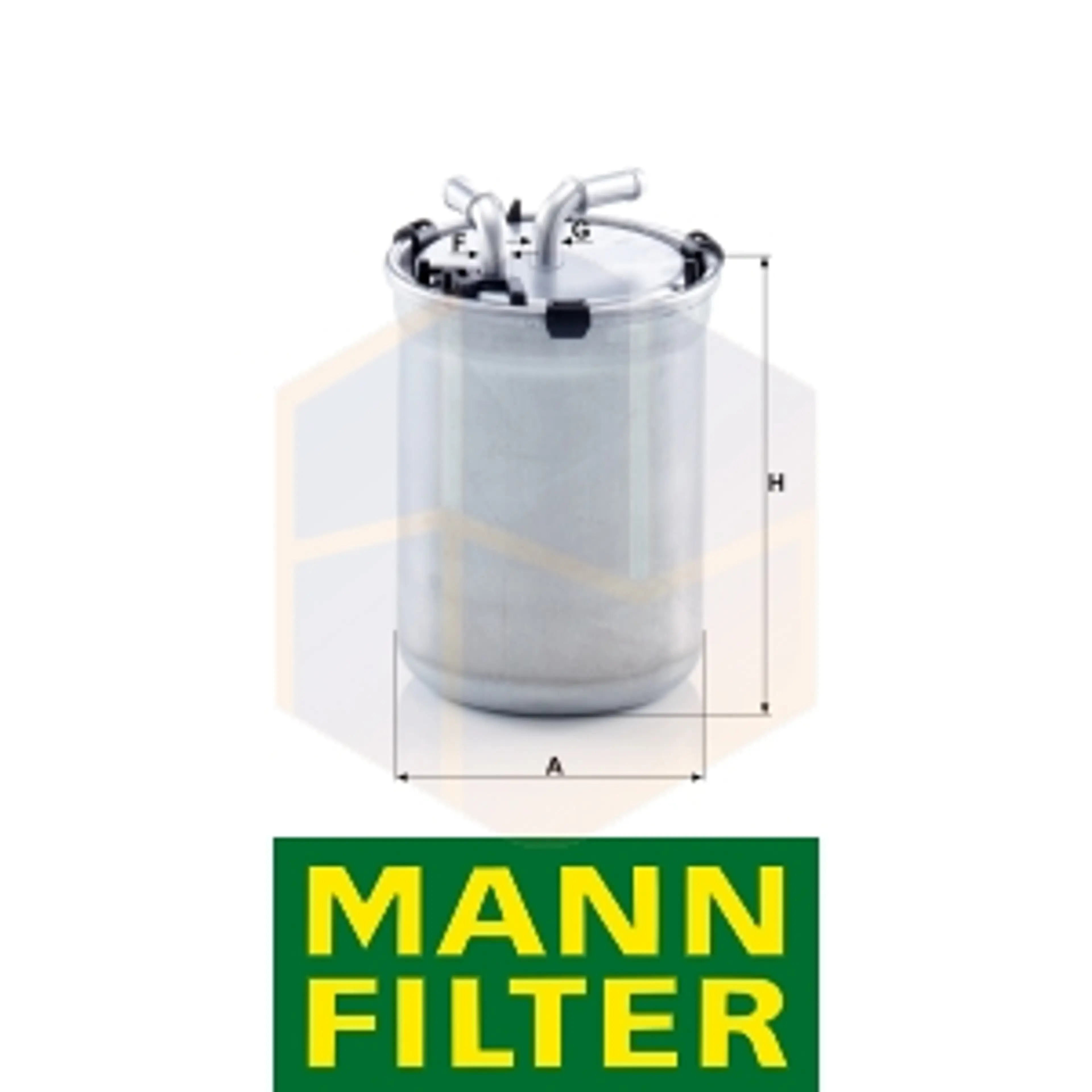 FILTRO COMBUSTIBLE WK 823/2 MANN