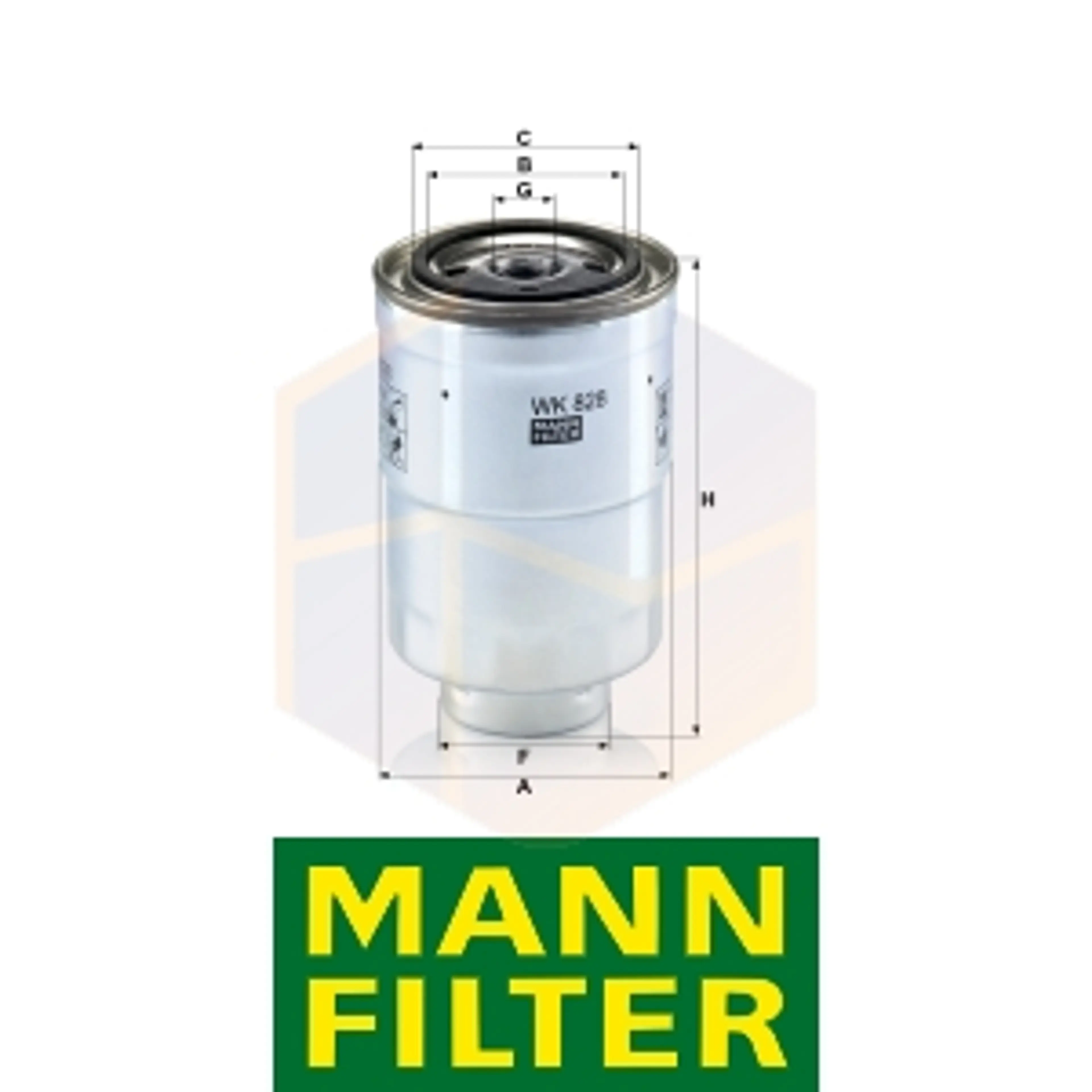 FILTRO COMBUSTIBLE WK 828 X MANN