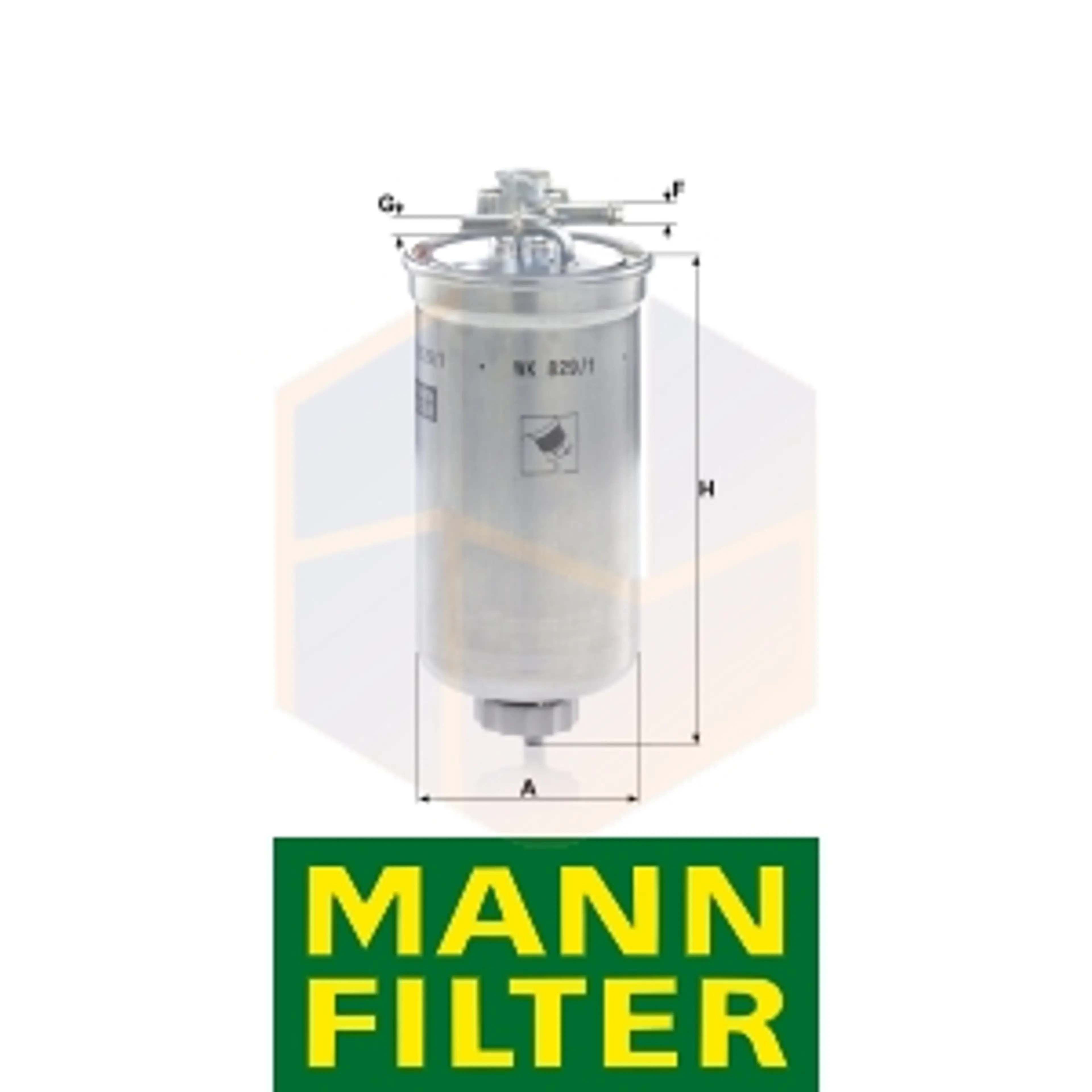 FILTRO COMBUSTIBLE WK 829/1 X MANN