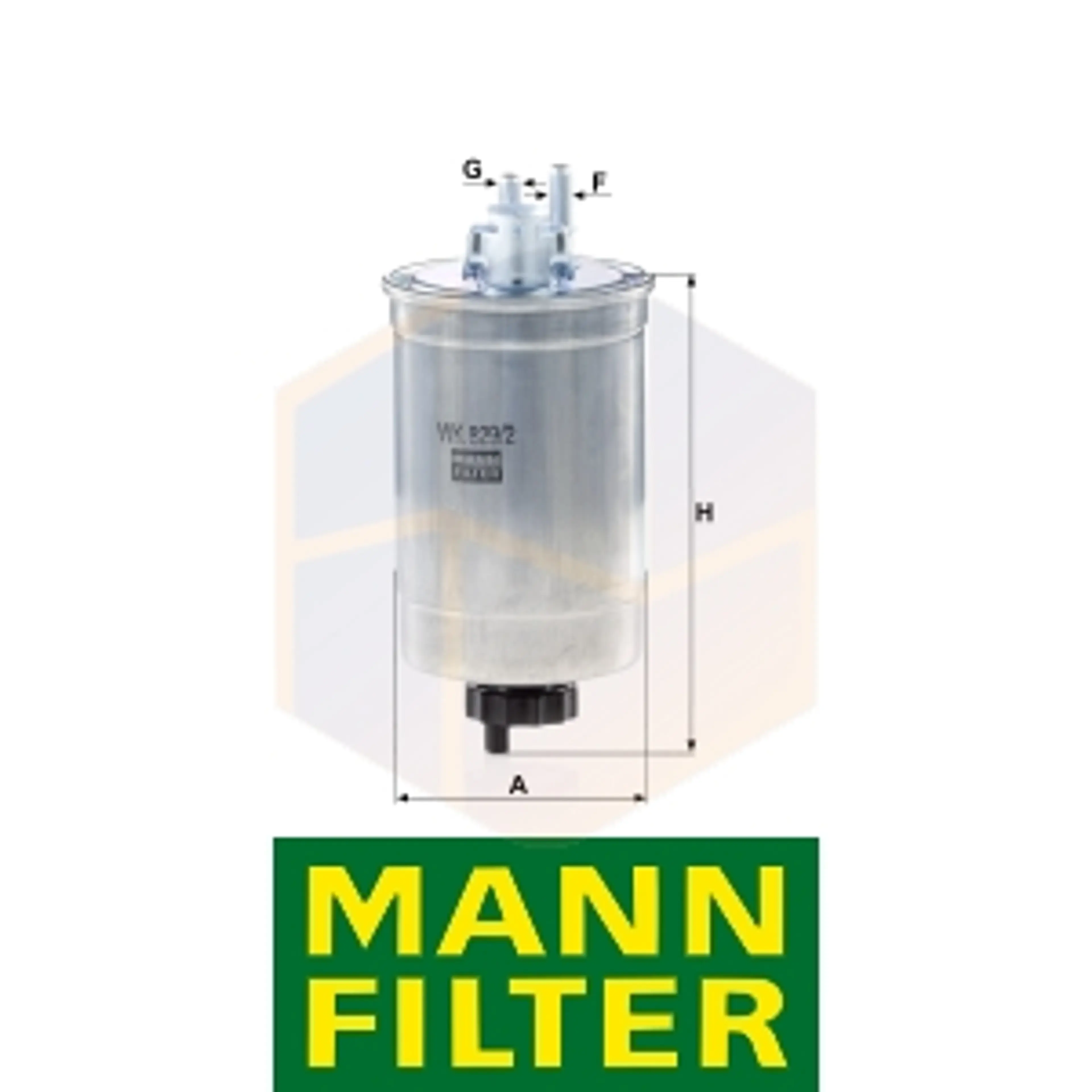 FILTRO COMBUSTIBLE WK 829/2 MANN