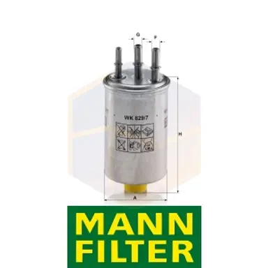 FILTRO COMBUSTIBLE WK 829/7 MANN