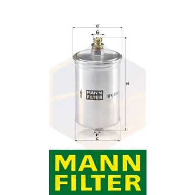 FILTRO COMBUSTIBLE WK 830/3 MANN