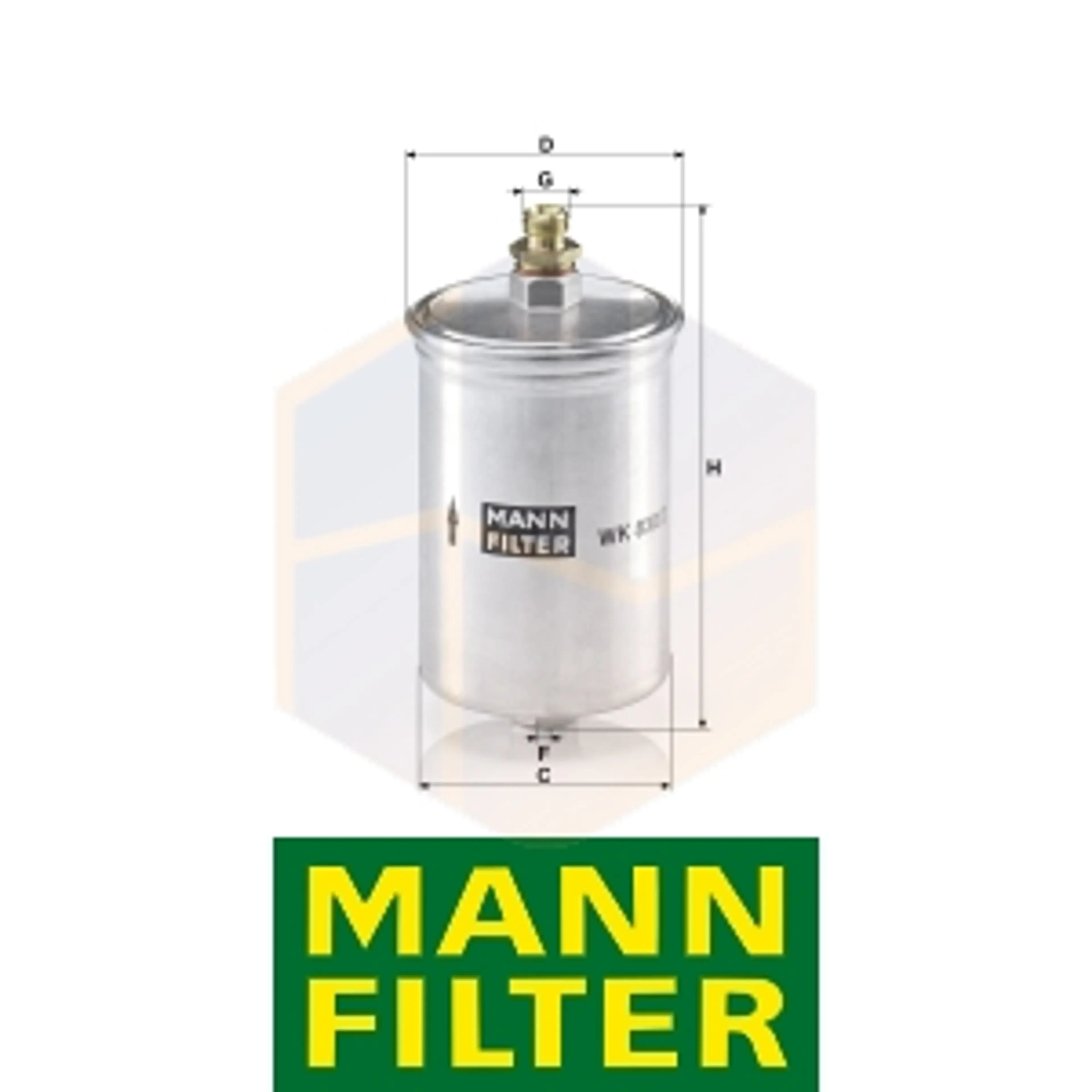 FILTRO COMBUSTIBLE WK 830/3 MANN