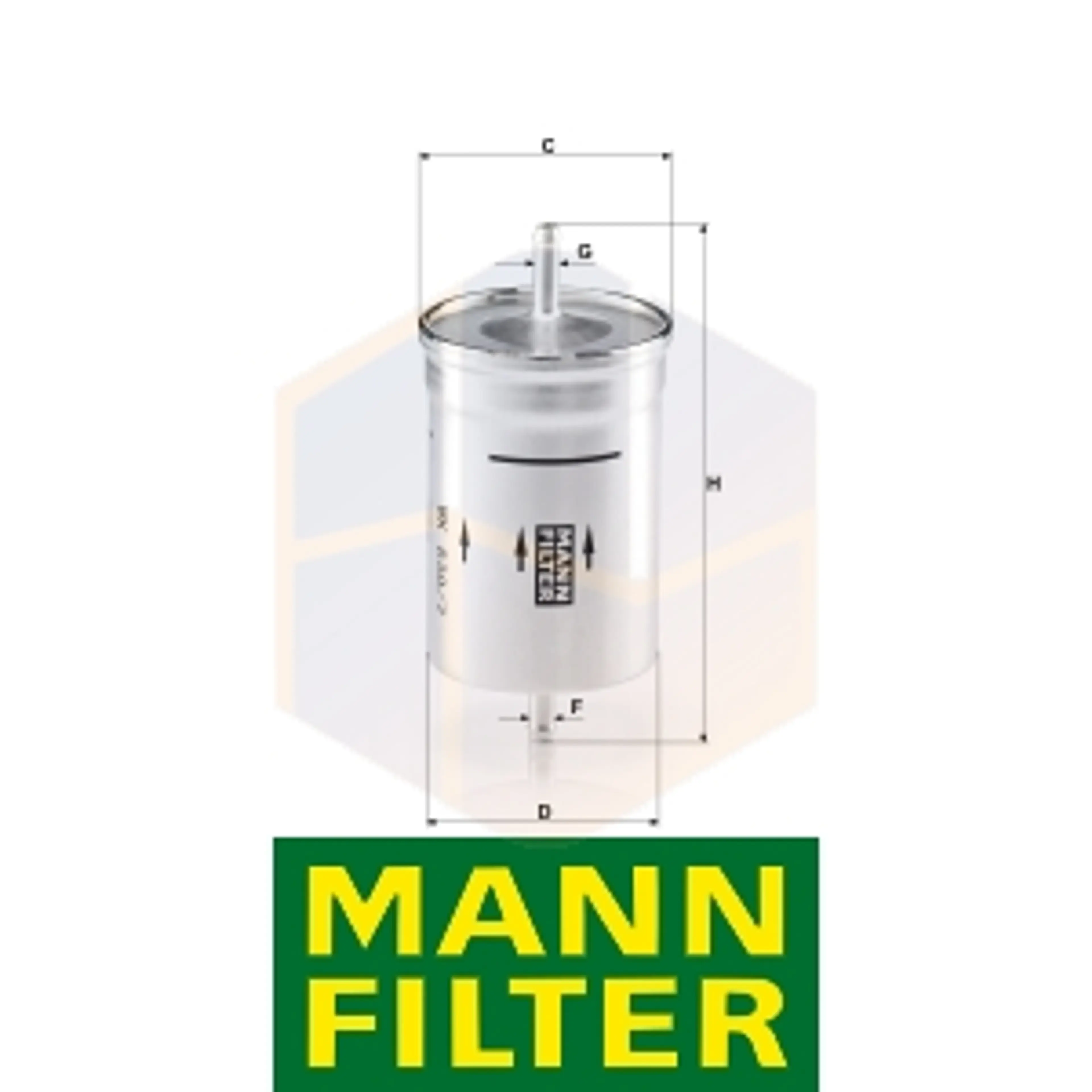 FILTRO COMBUSTIBLE WK 830/7 MANN