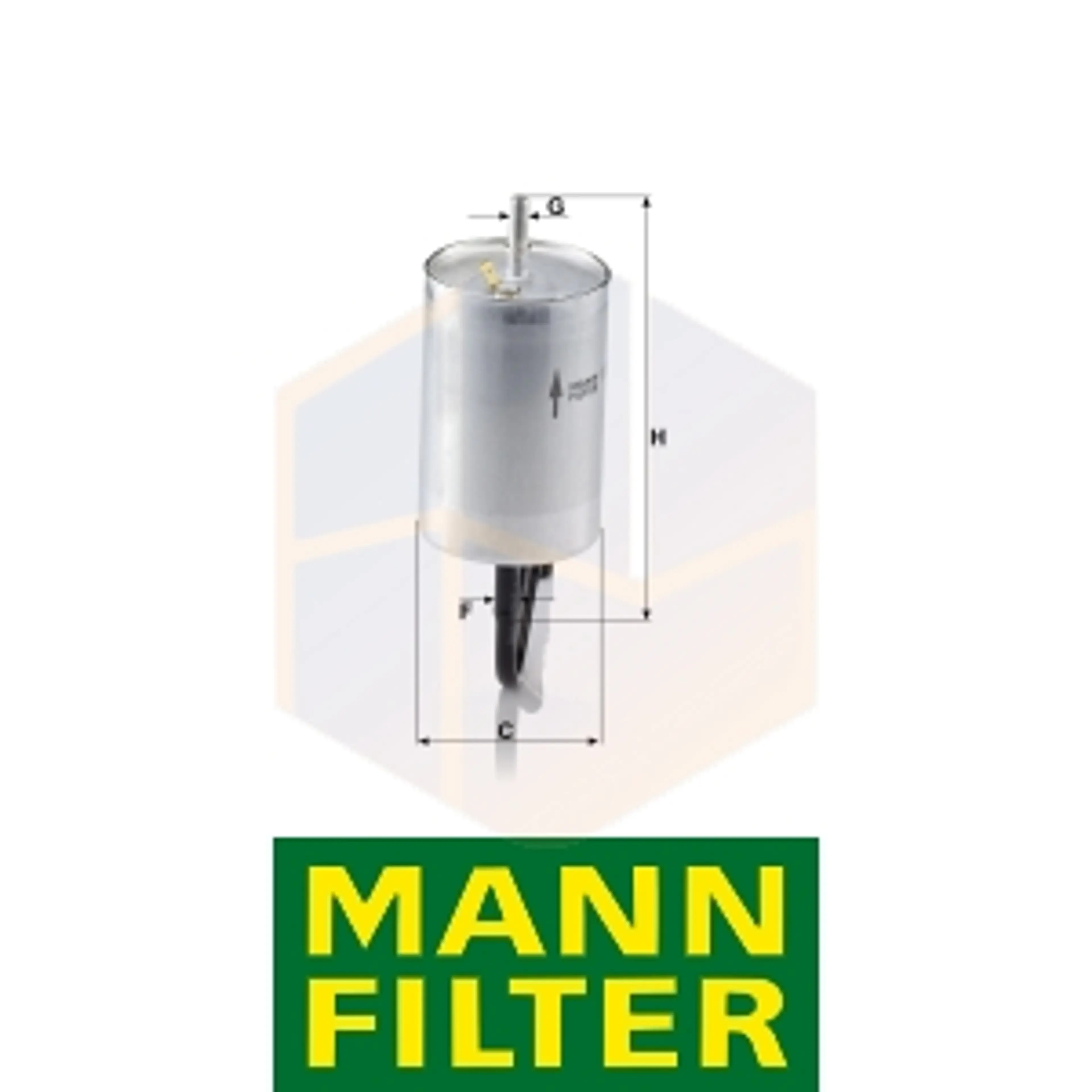 FILTRO COMBUSTIBLE WK 832/1 MANN