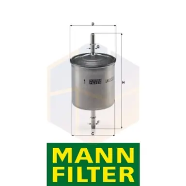 FILTRO COMBUSTIBLE WK 832/2 MANN