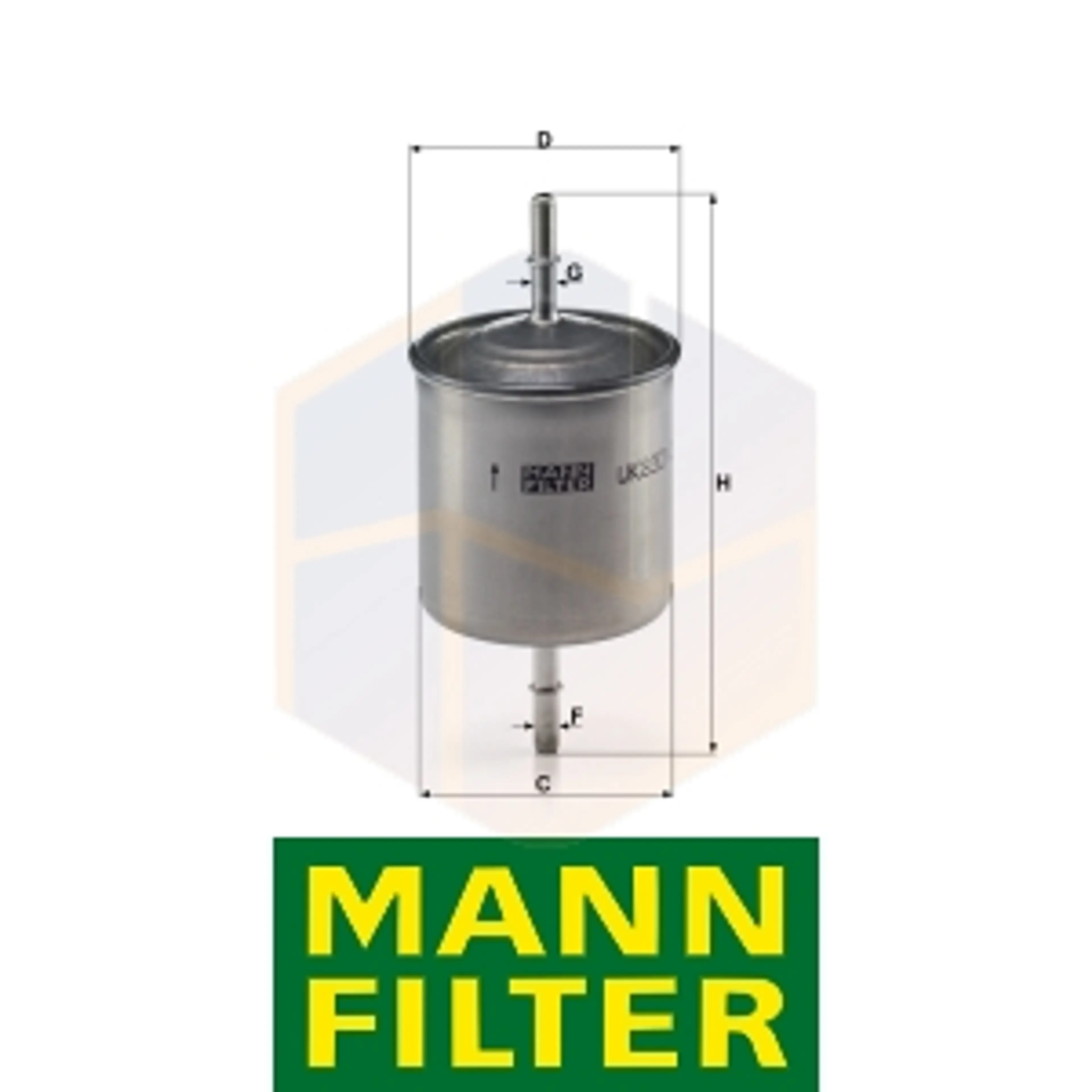 FILTRO COMBUSTIBLE WK 832/2 MANN