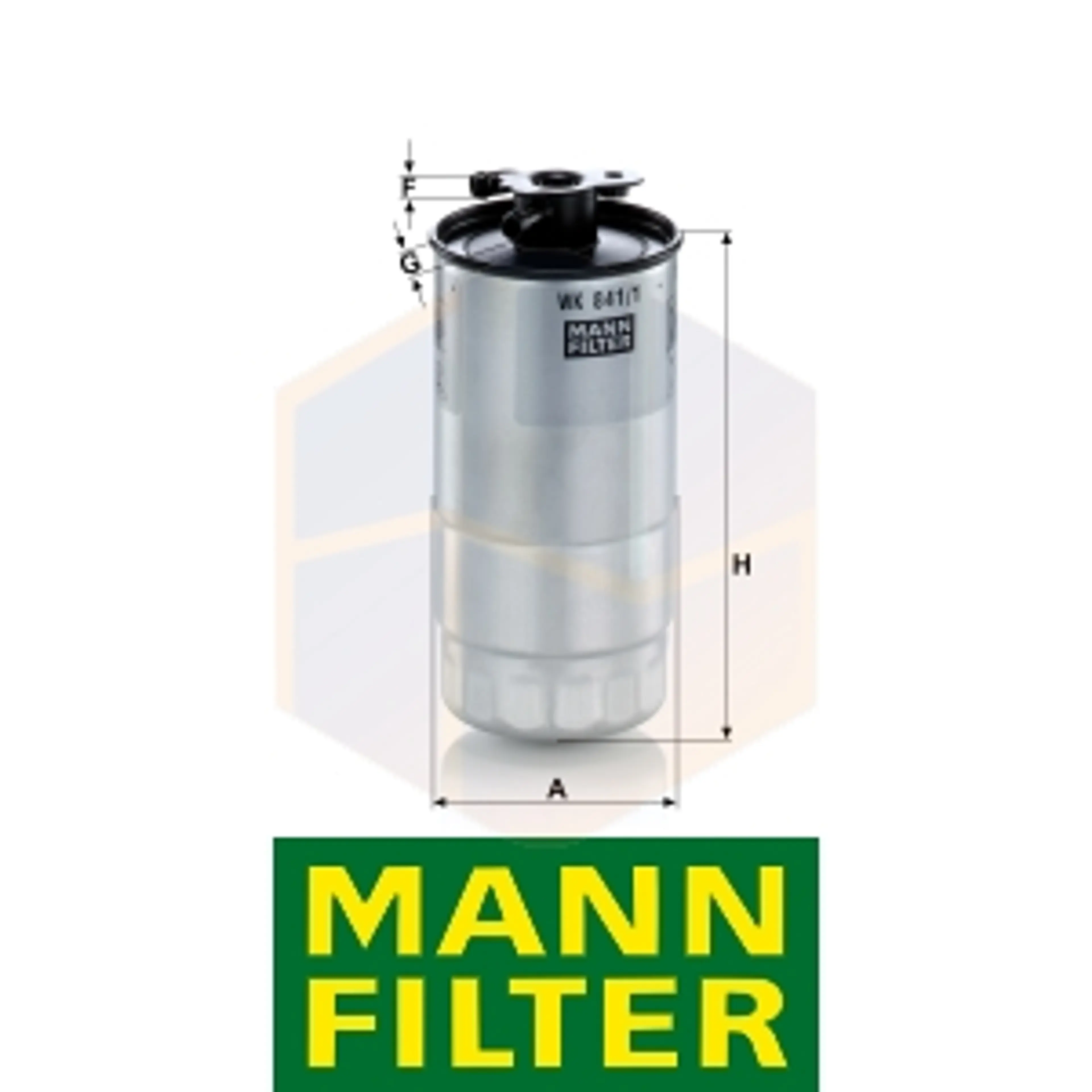 FILTRO COMBUSTIBLE WK 841/1 MANN