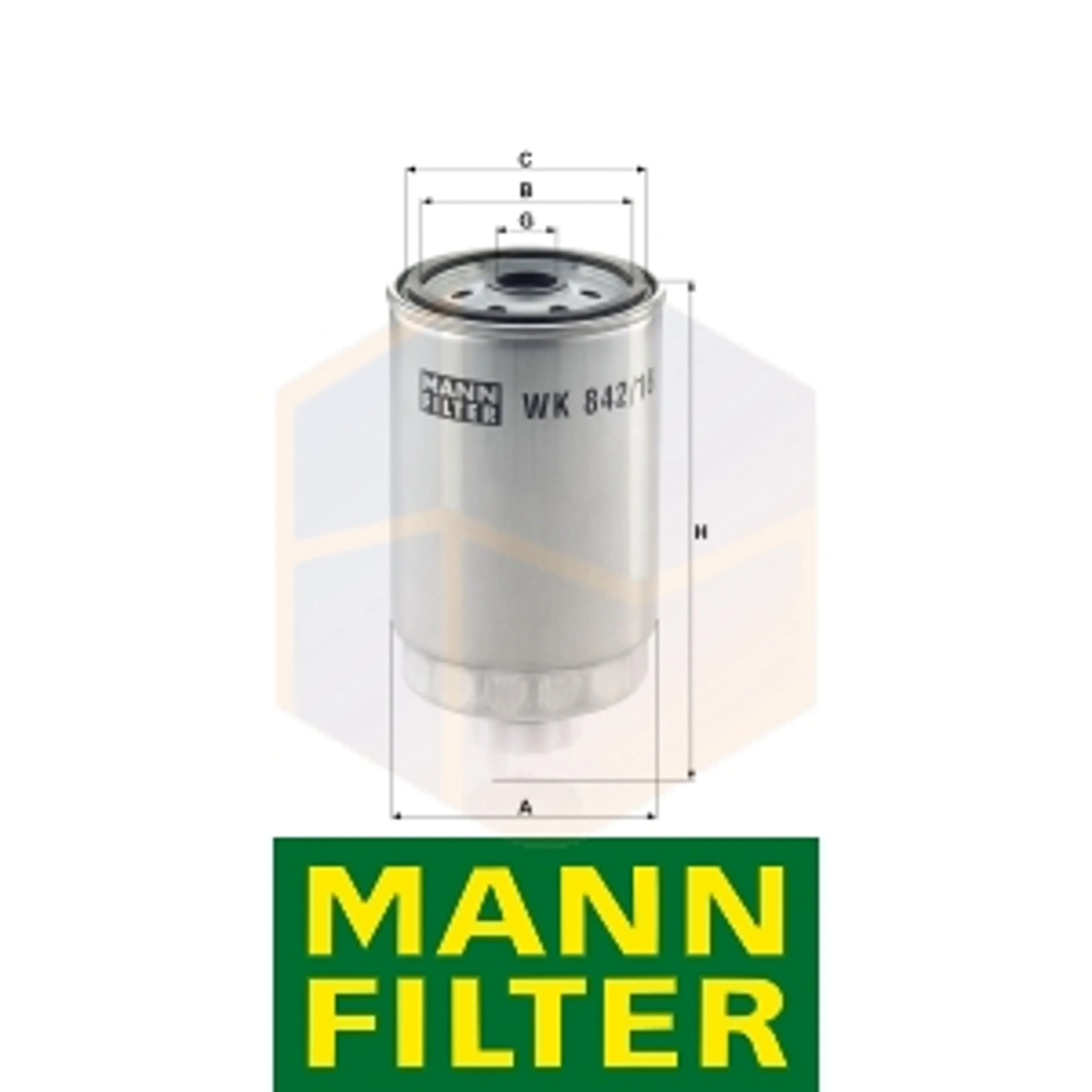 FILTRO COMBUSTIBLE WK 842/16 MANN