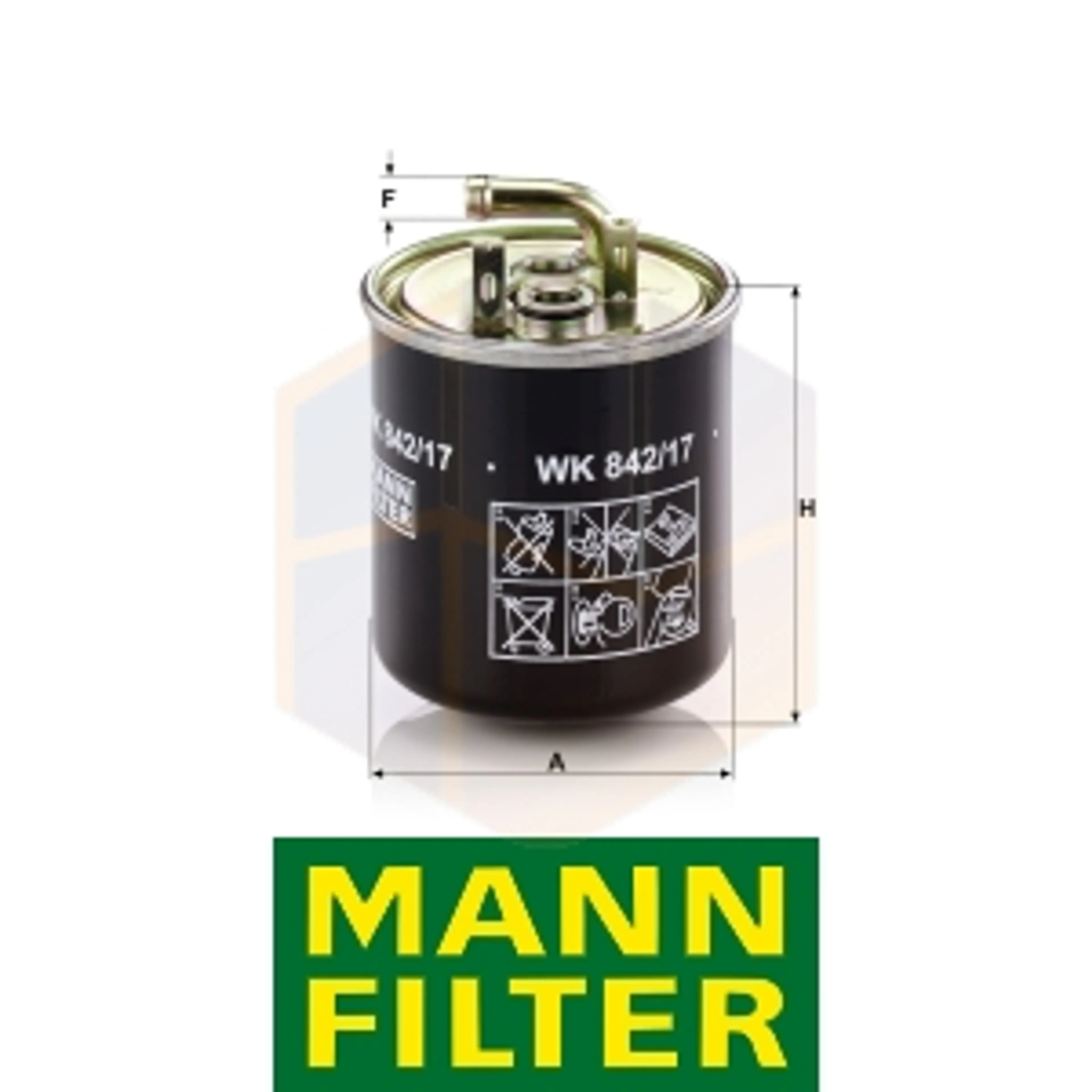 FILTRO COMBUSTIBLE WK 842/17 MANN