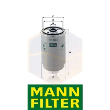 FILTRO COMBUSTIBLE WK 842/2 MANN