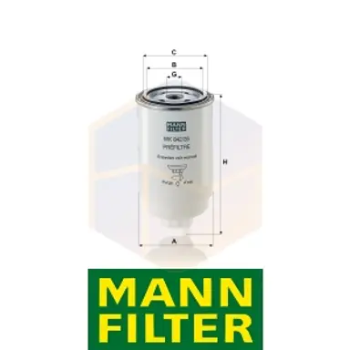 FILTRO COMBUSTIBLE WK 842/26 MANN