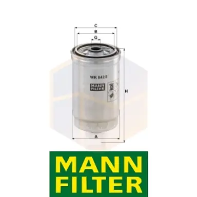 FILTRO COMBUSTIBLE WK 842/8 MANN