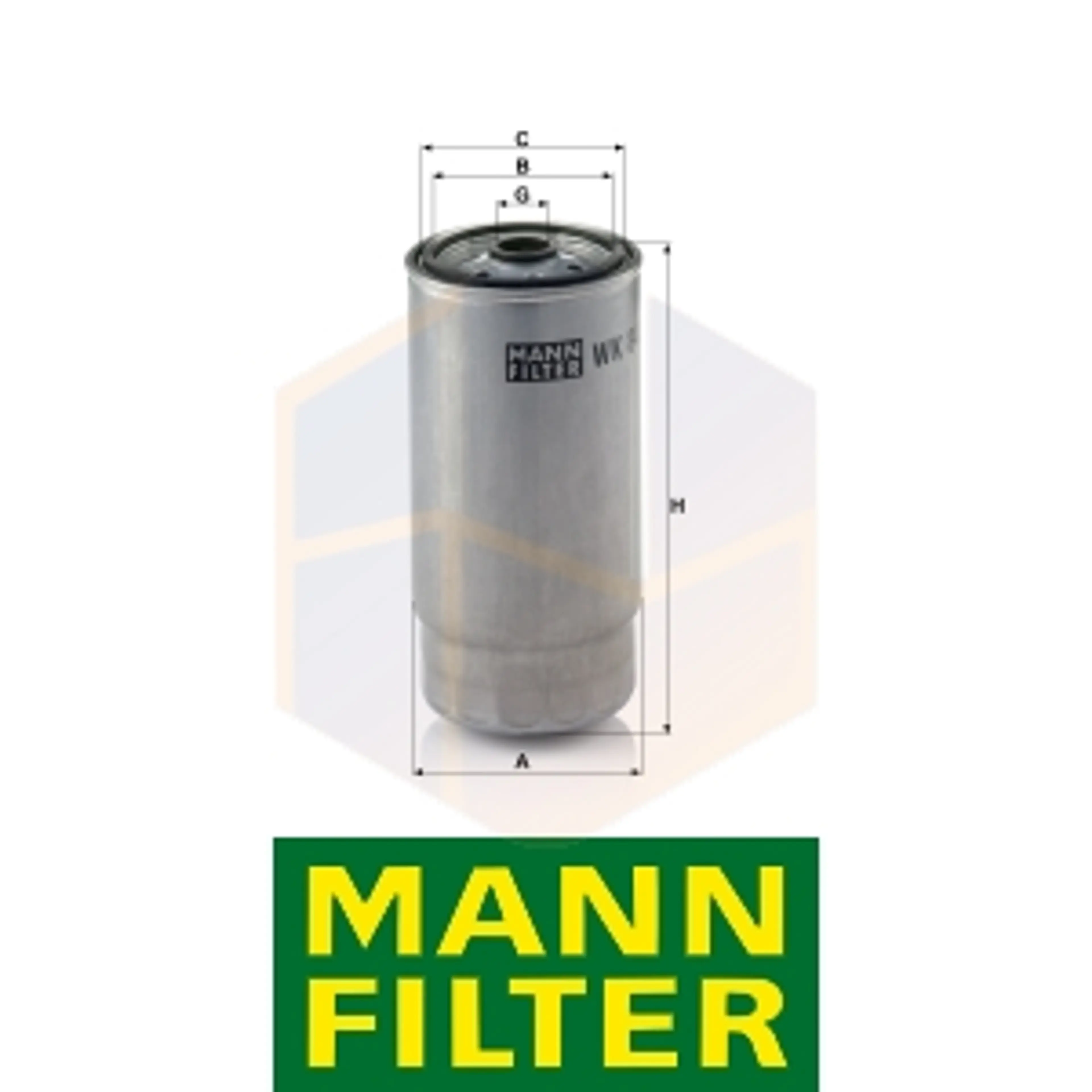 FILTRO COMBUSTIBLE WK 845/7 MANN