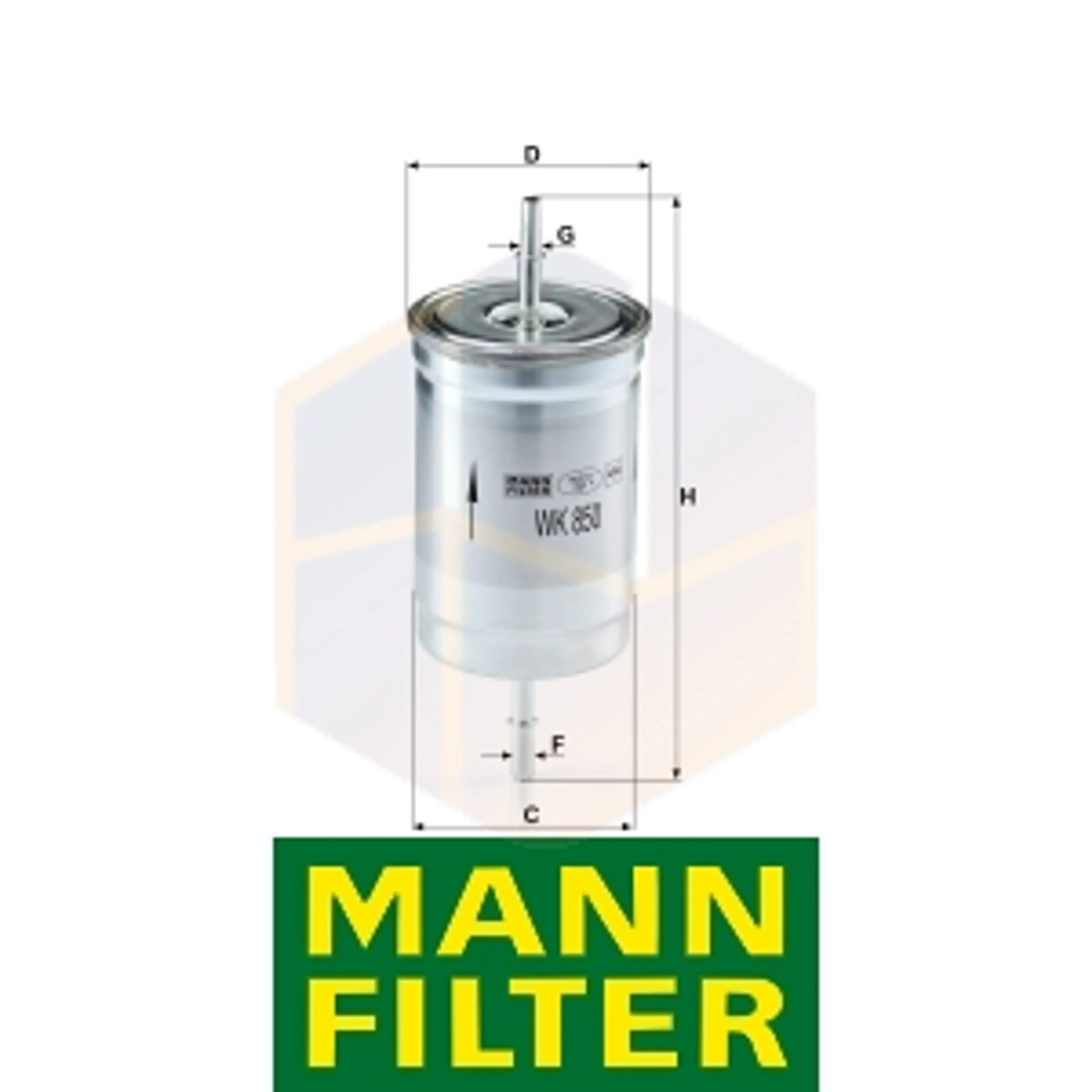 FILTRO COMBUSTIBLE WK 850 MANN