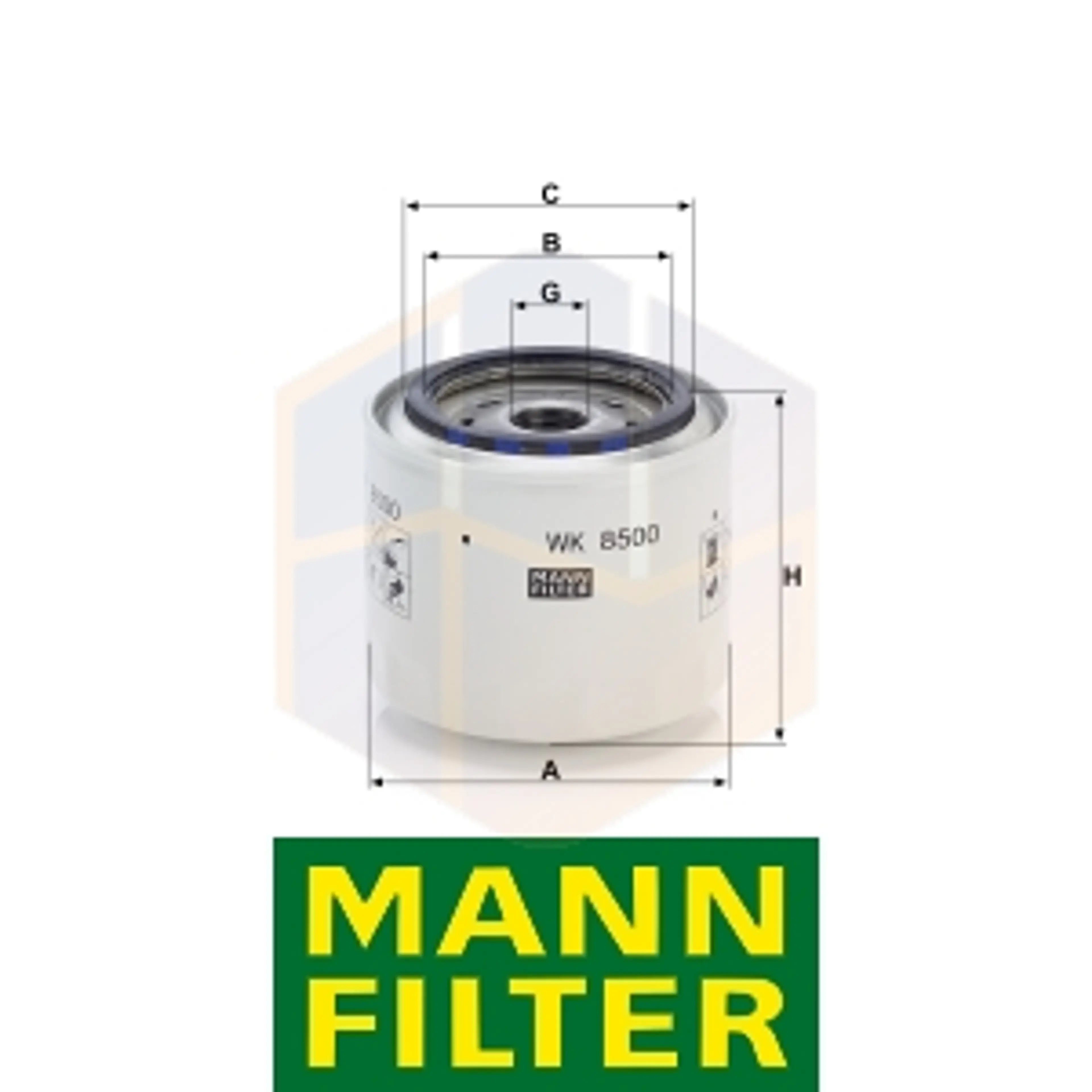 FILTRO COMBUSTIBLE WK 8500 MANN