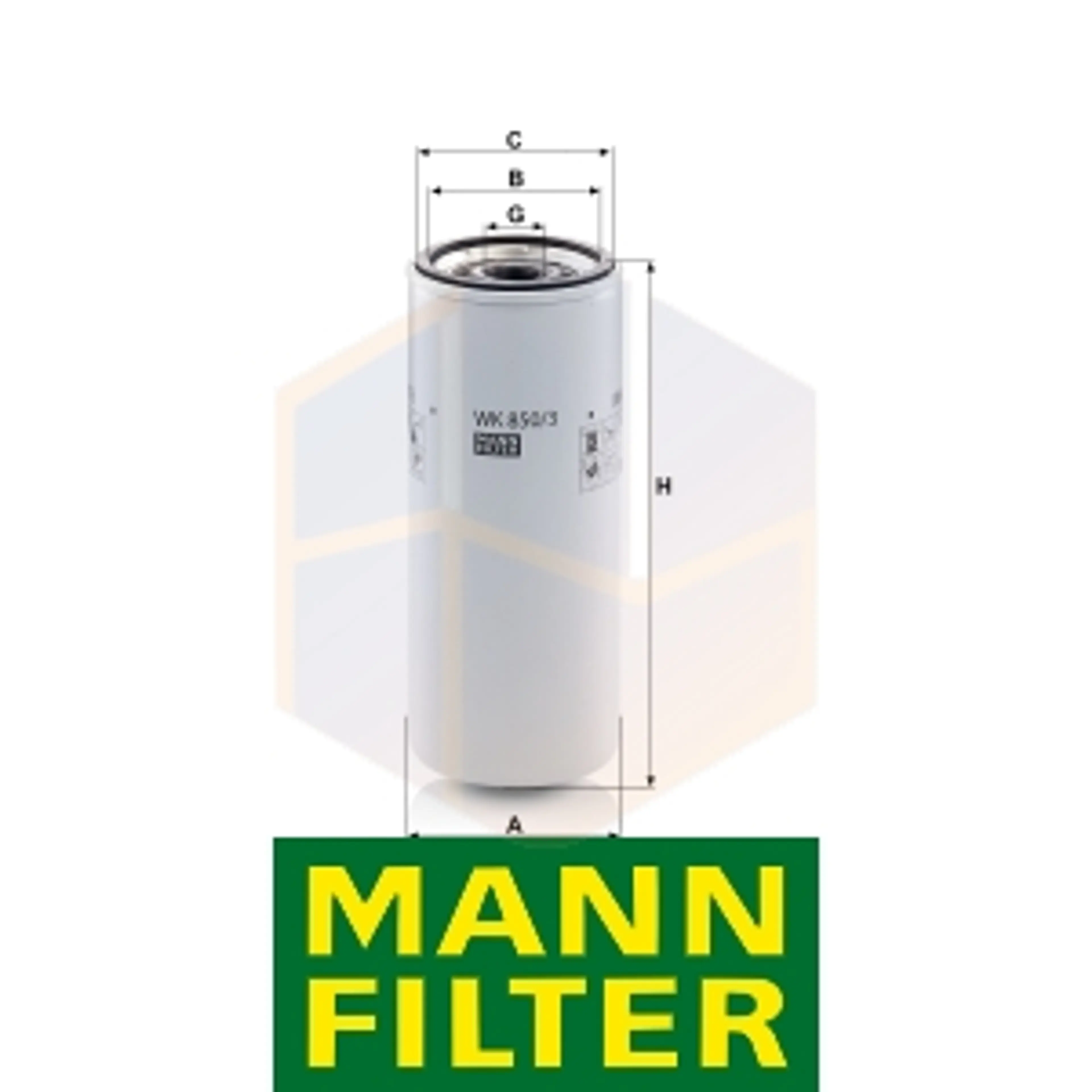 FILTRO COMBUSTIBLE WK 850/3 MANN