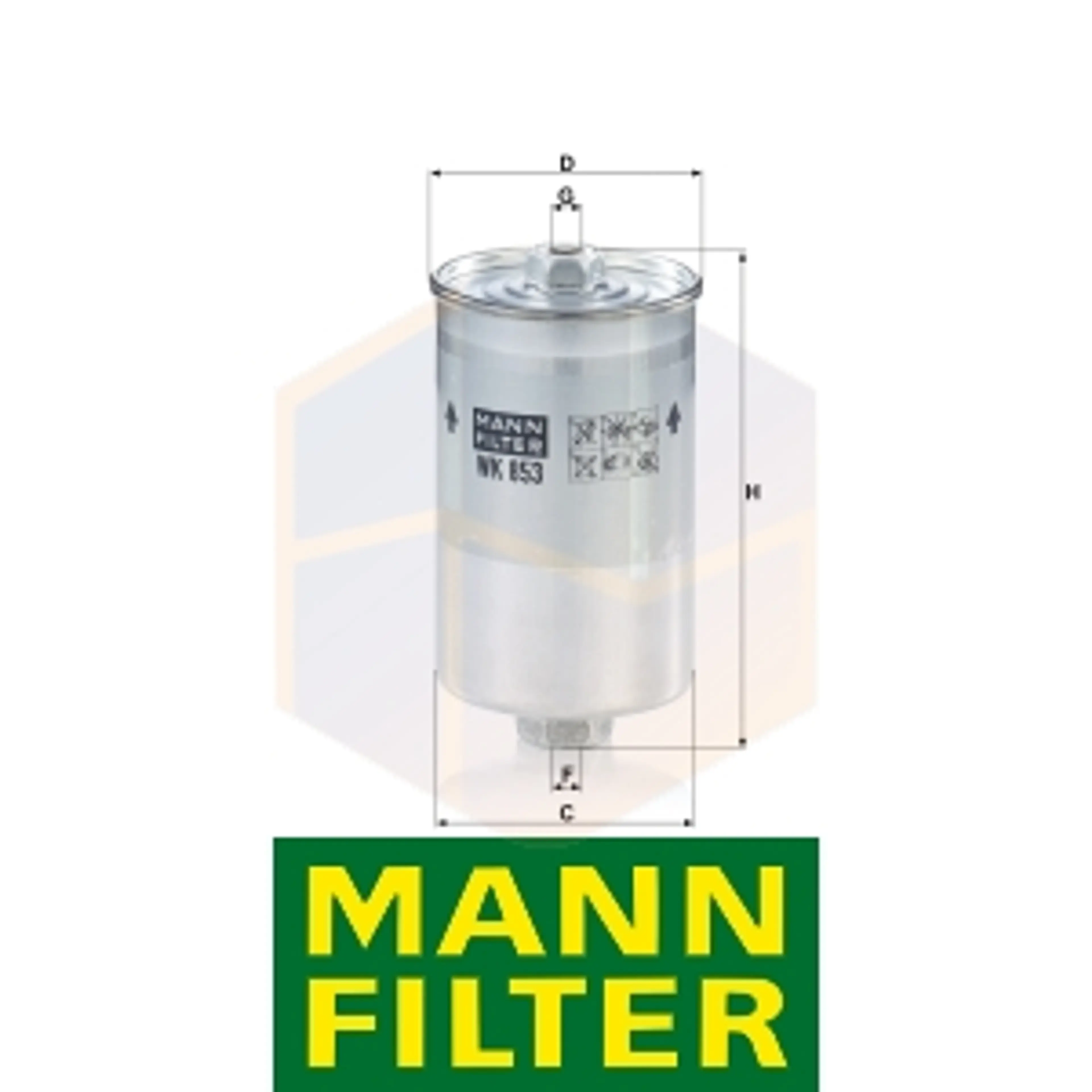 FILTRO COMBUSTIBLE WK 853 MANN