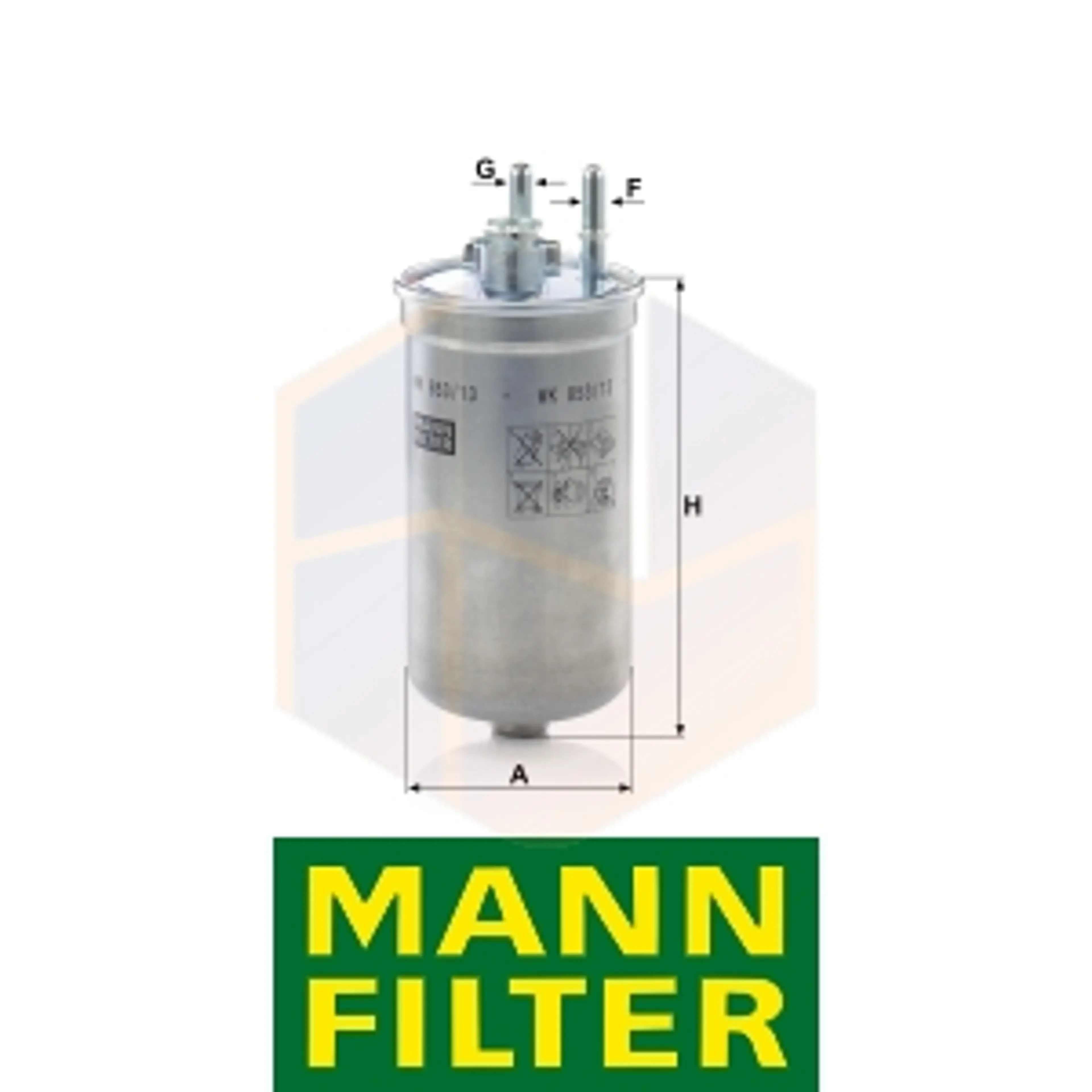 FILTRO COMBUSTIBLE WK 853/13 MANN