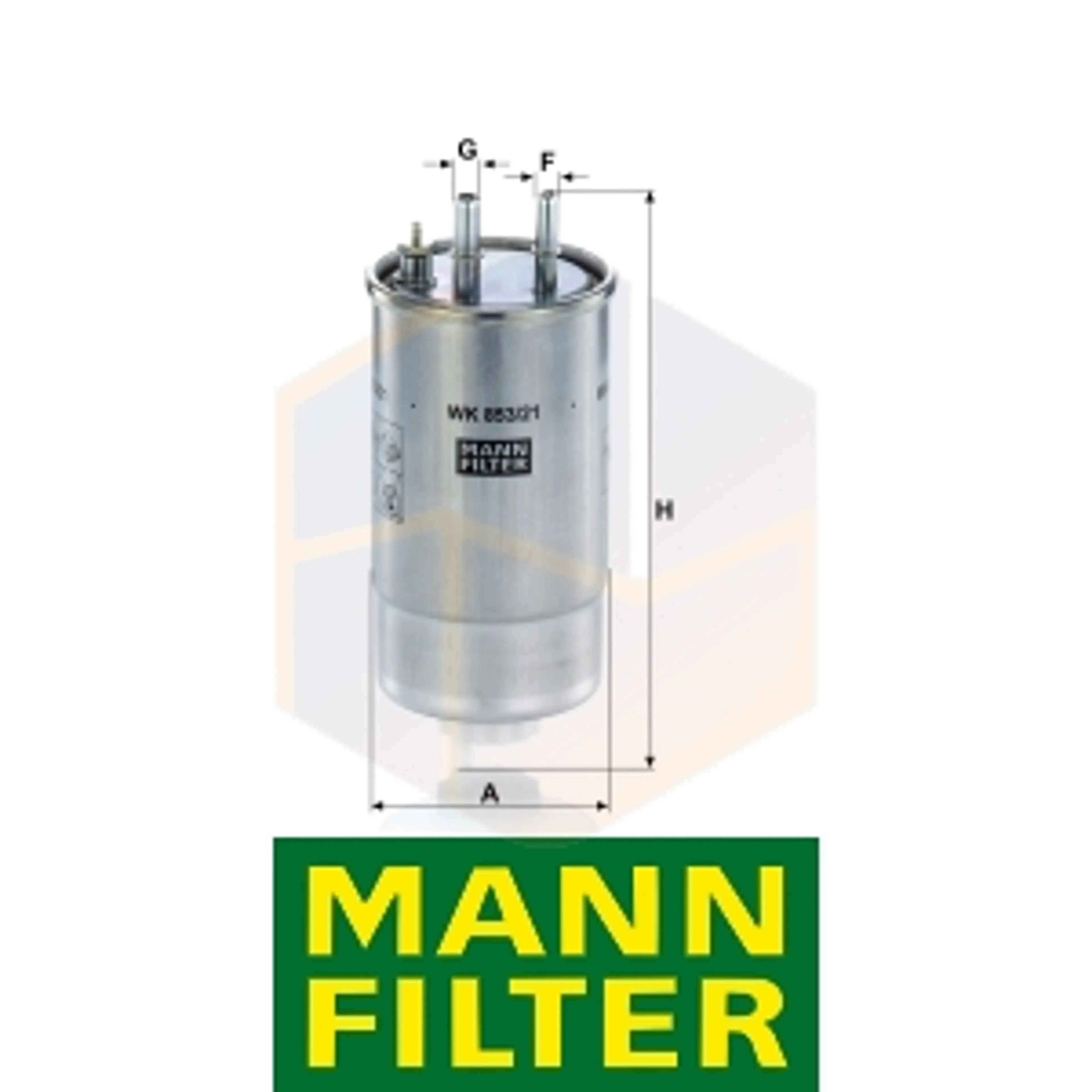 FILTRO COMBUSTIBLE WK 853/21 MANN