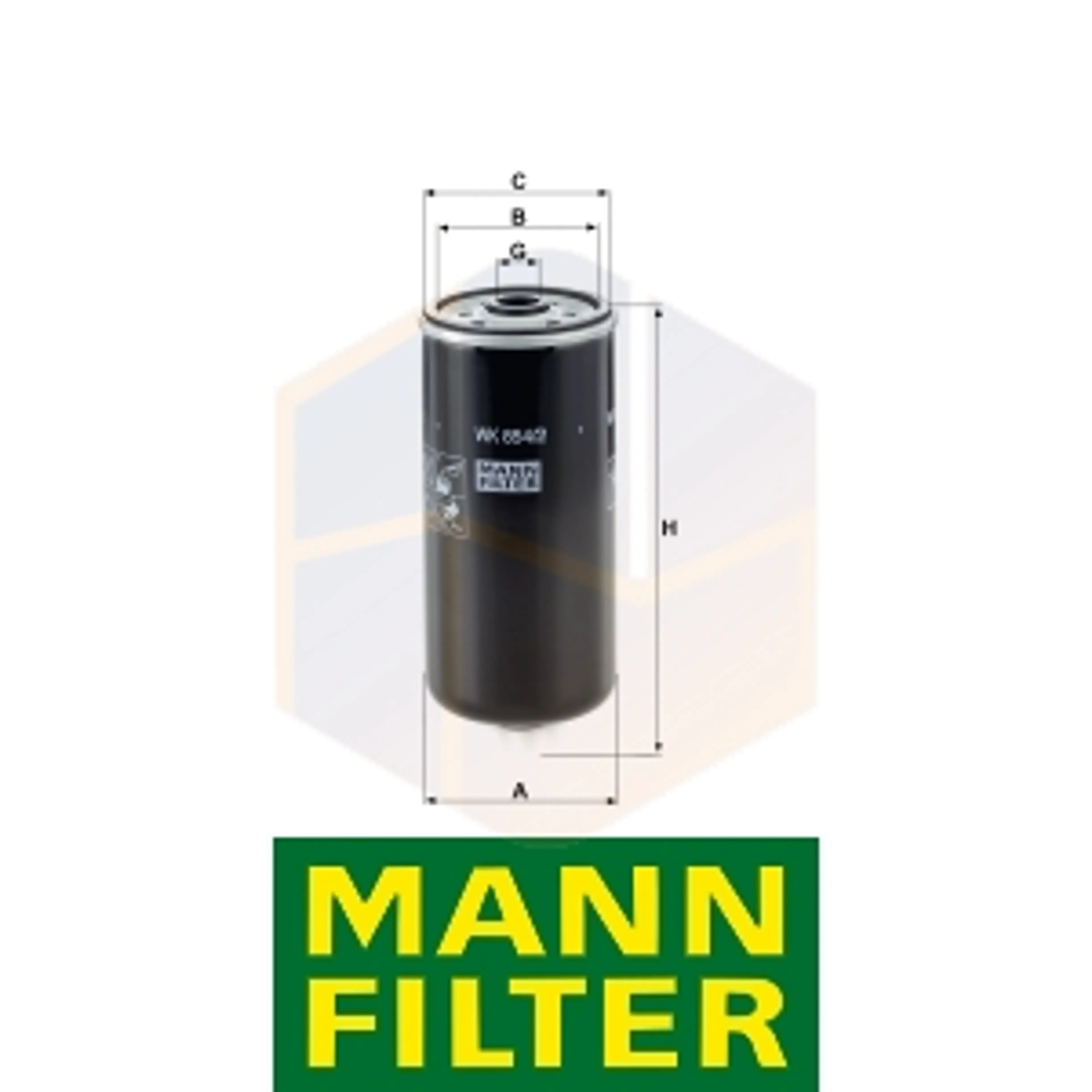 FILTRO COMBUSTIBLE WK 854/2 MANN