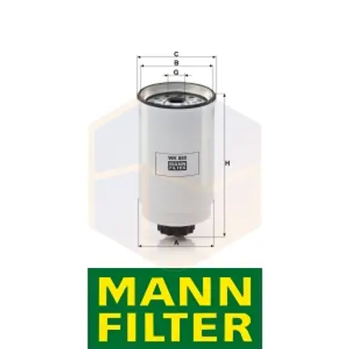 FILTRO COMBUSTIBLE WK 880 MANN