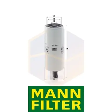 FILTRO COMBUSTIBLE WK 9017 X MANN