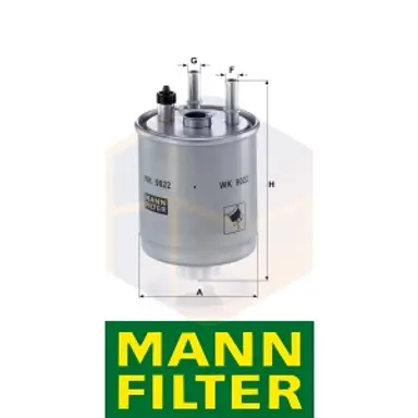FILTRO COMBUSTIBLE WK 9022 MANN