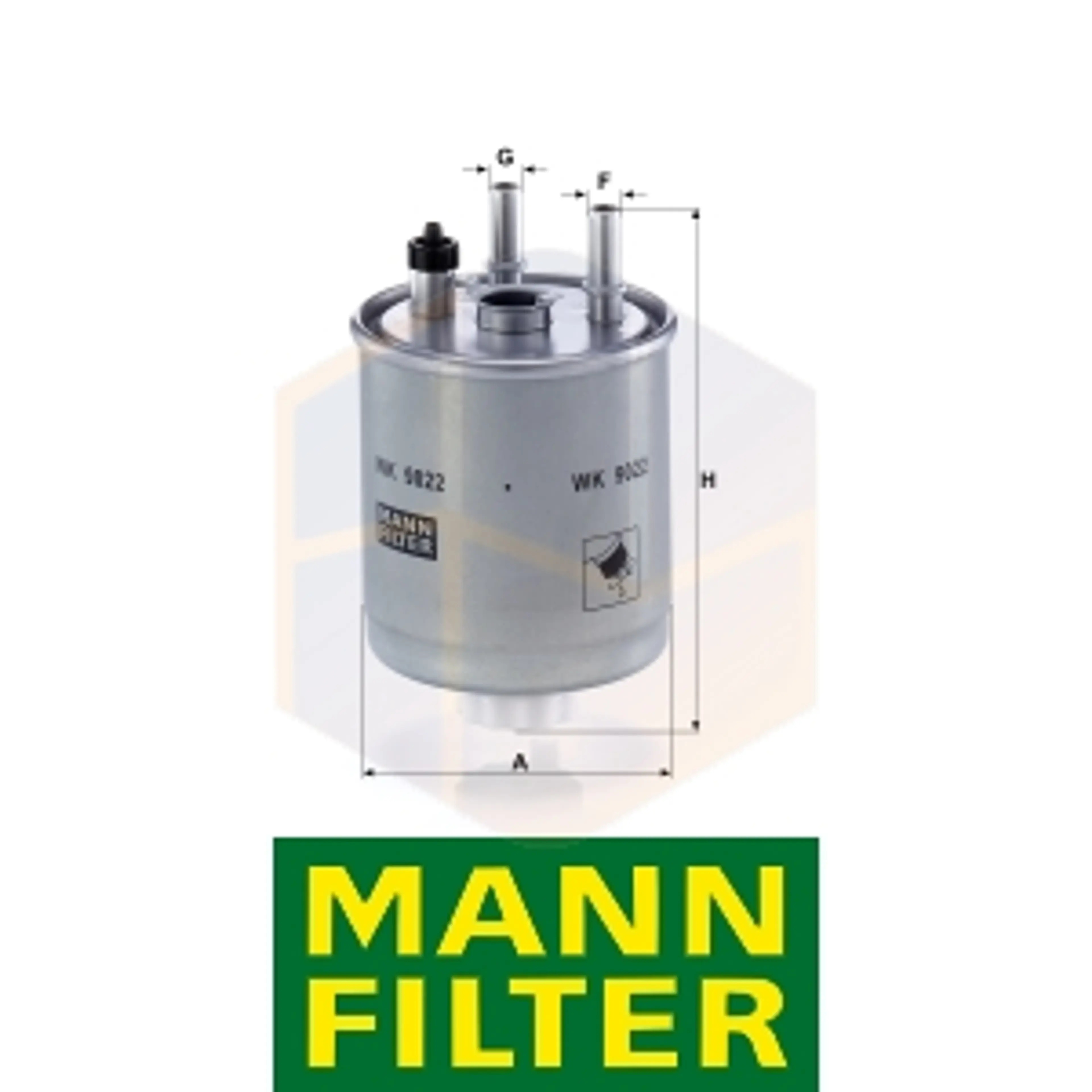 FILTRO COMBUSTIBLE WK 9022 MANN