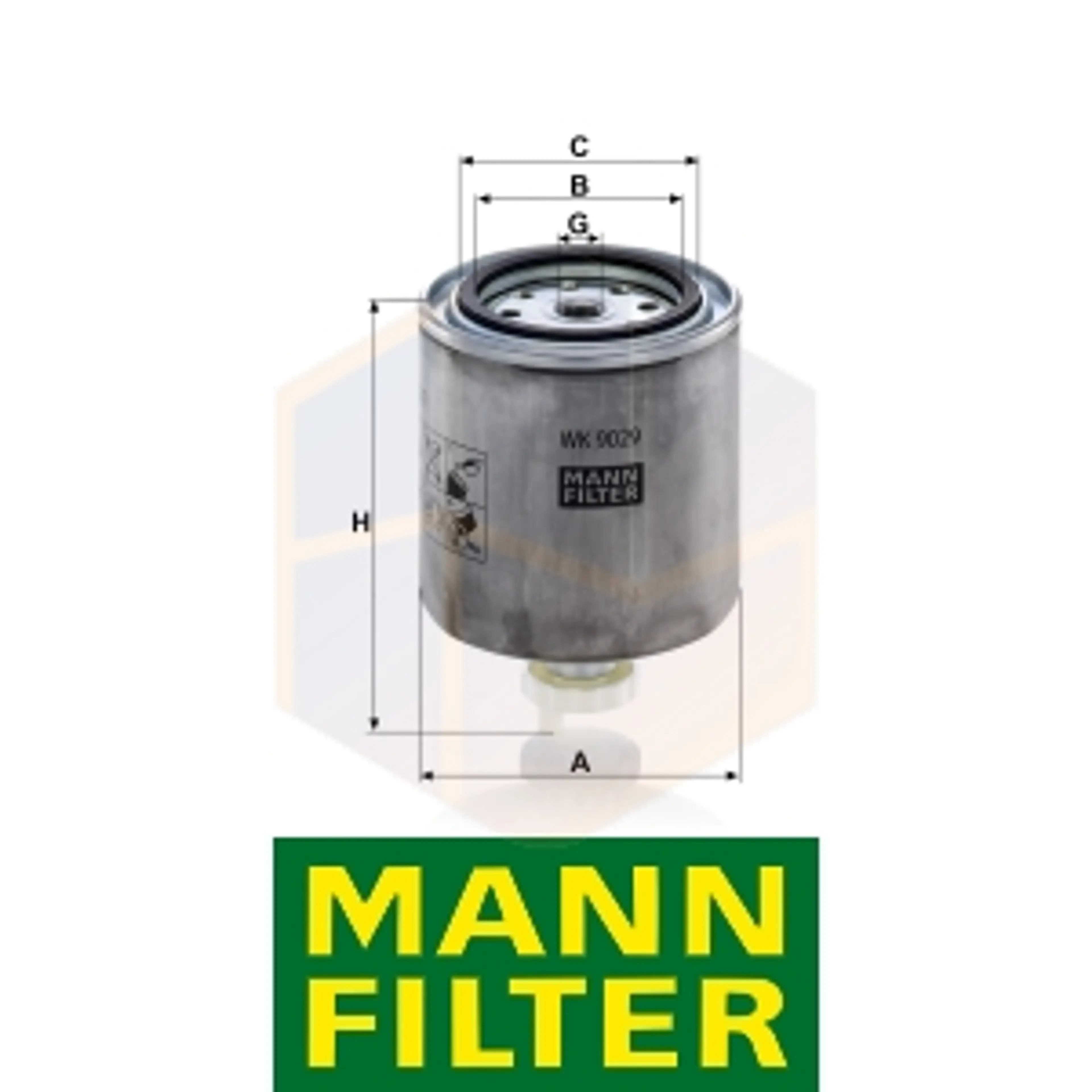 FILTRO COMBUSTIBLE WK 9029 MANN